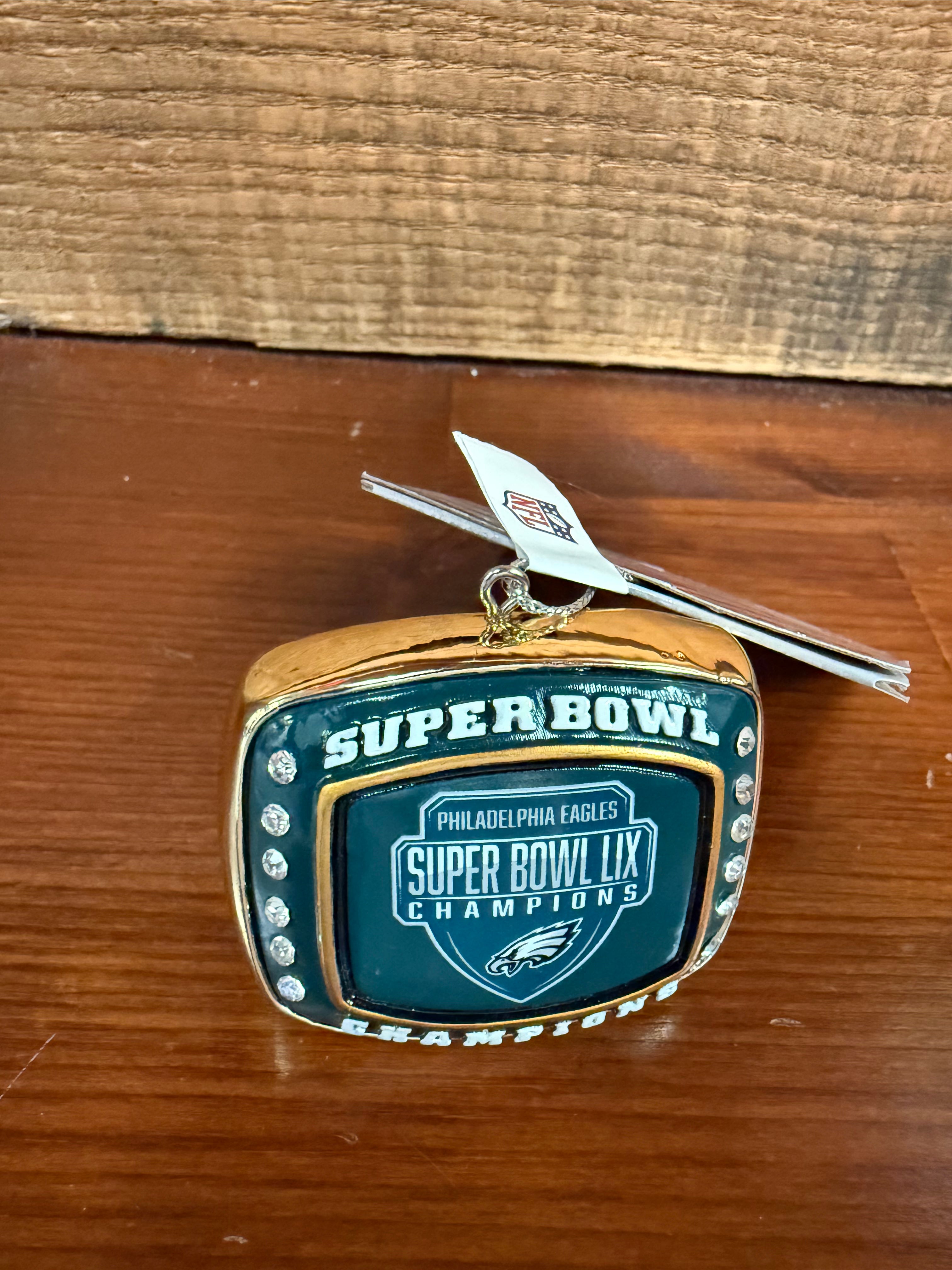 Eagles Super Bowl Champions Ring Ornament