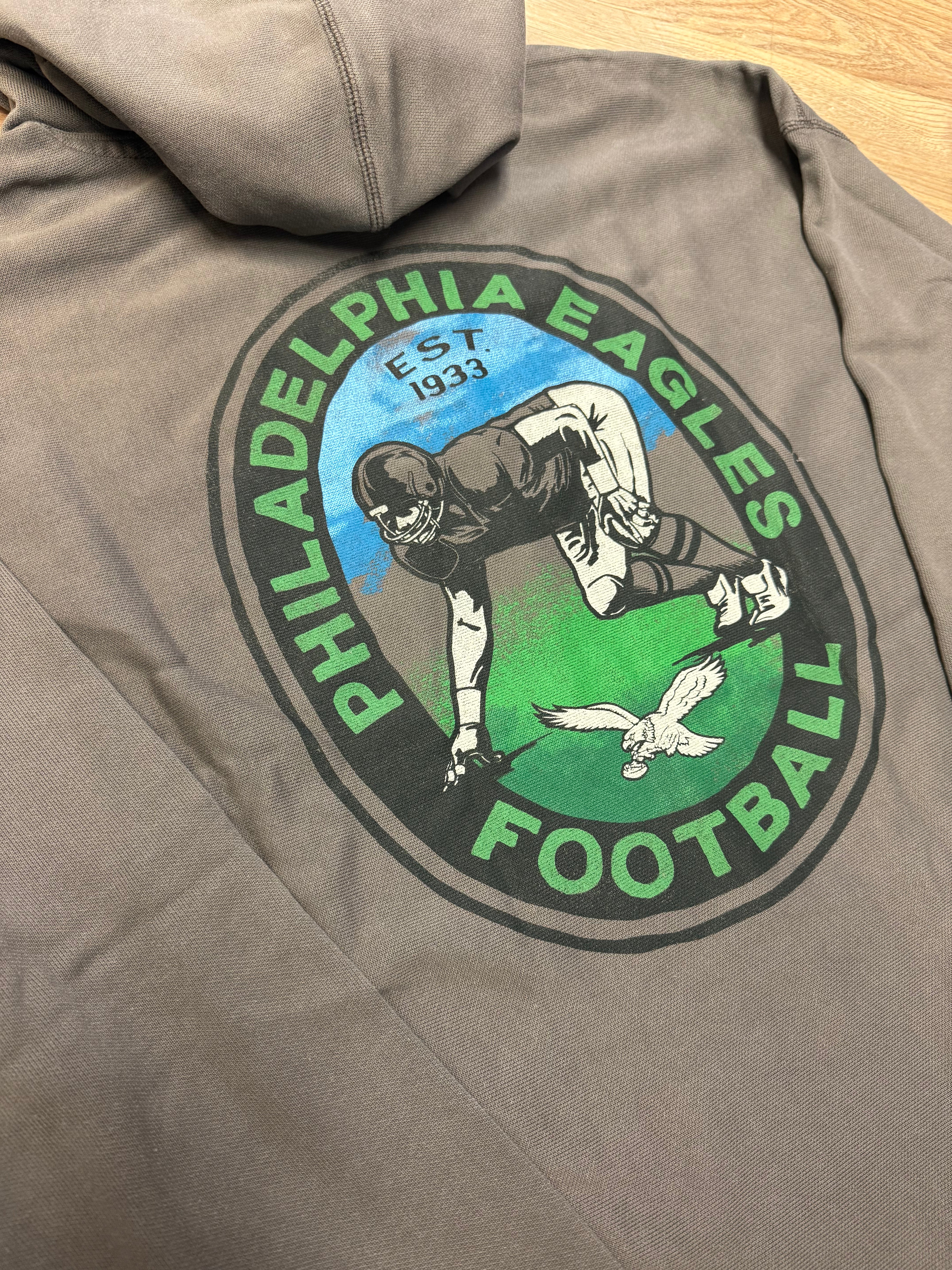 Eagles Throwback Cinder Boot Path Ravine Fleece Hoodie