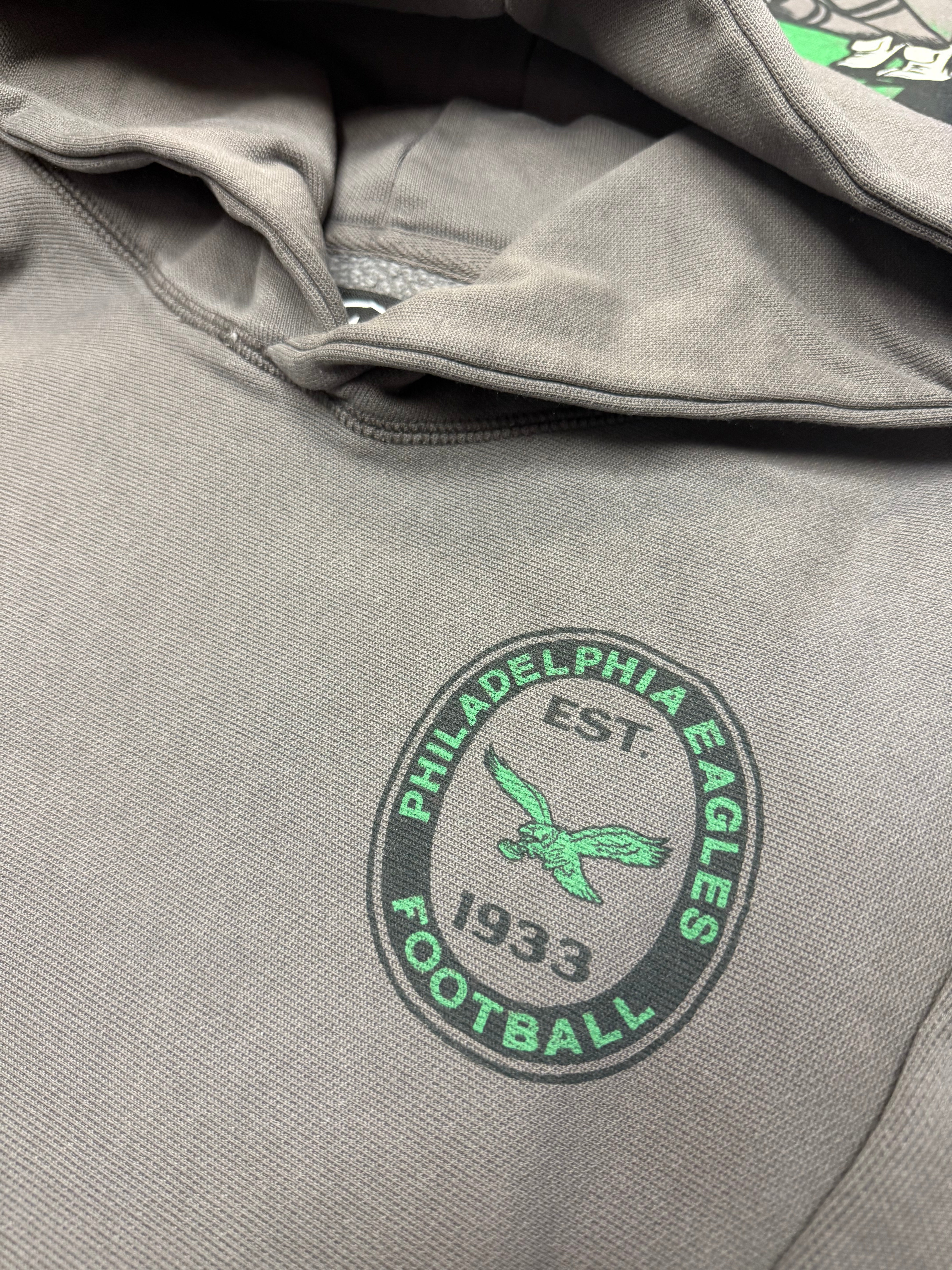 Eagles Throwback Cinder Boot Path Ravine Fleece Hoodie