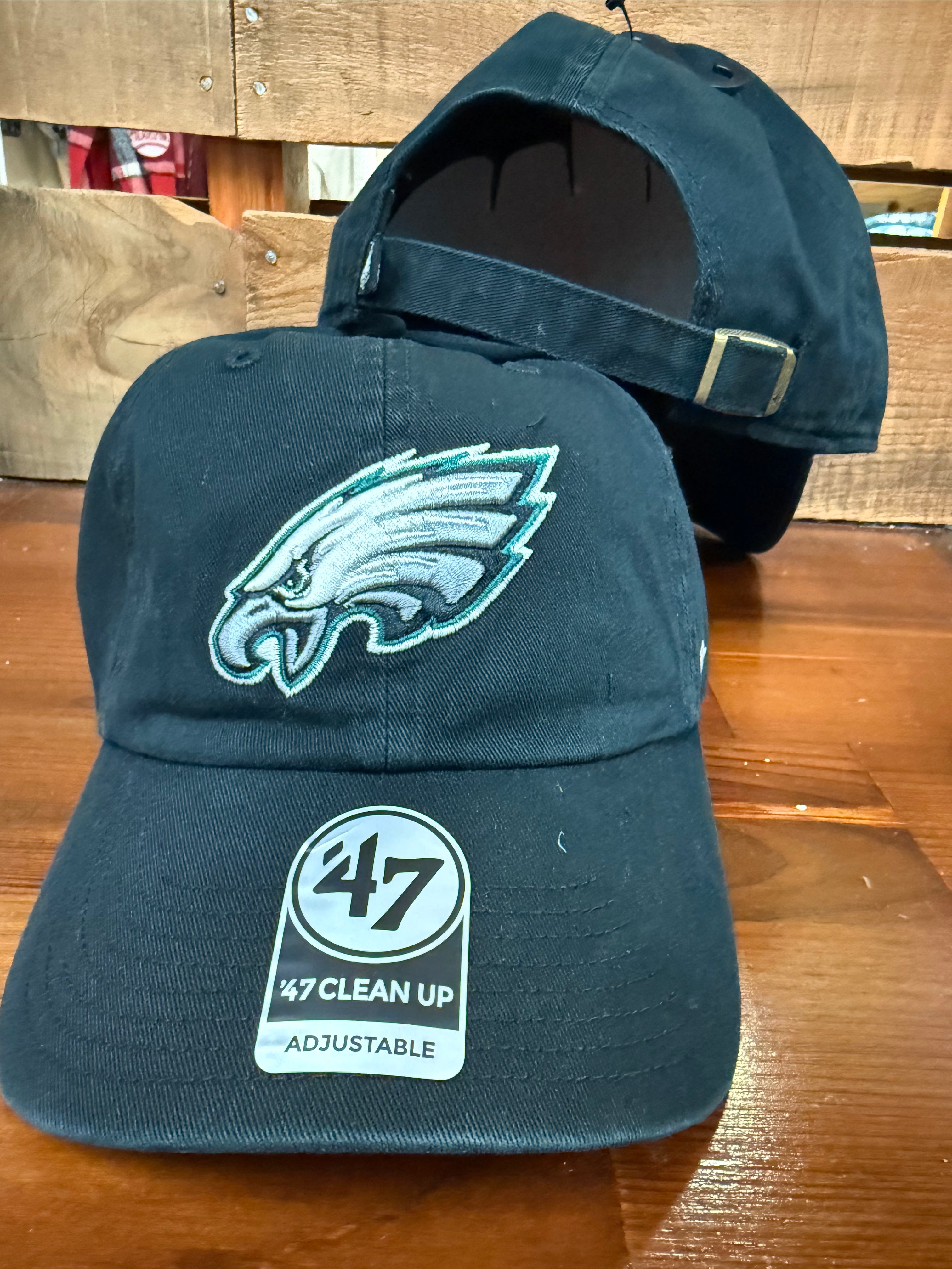 Eagles New Bird Black Cleanup Hat