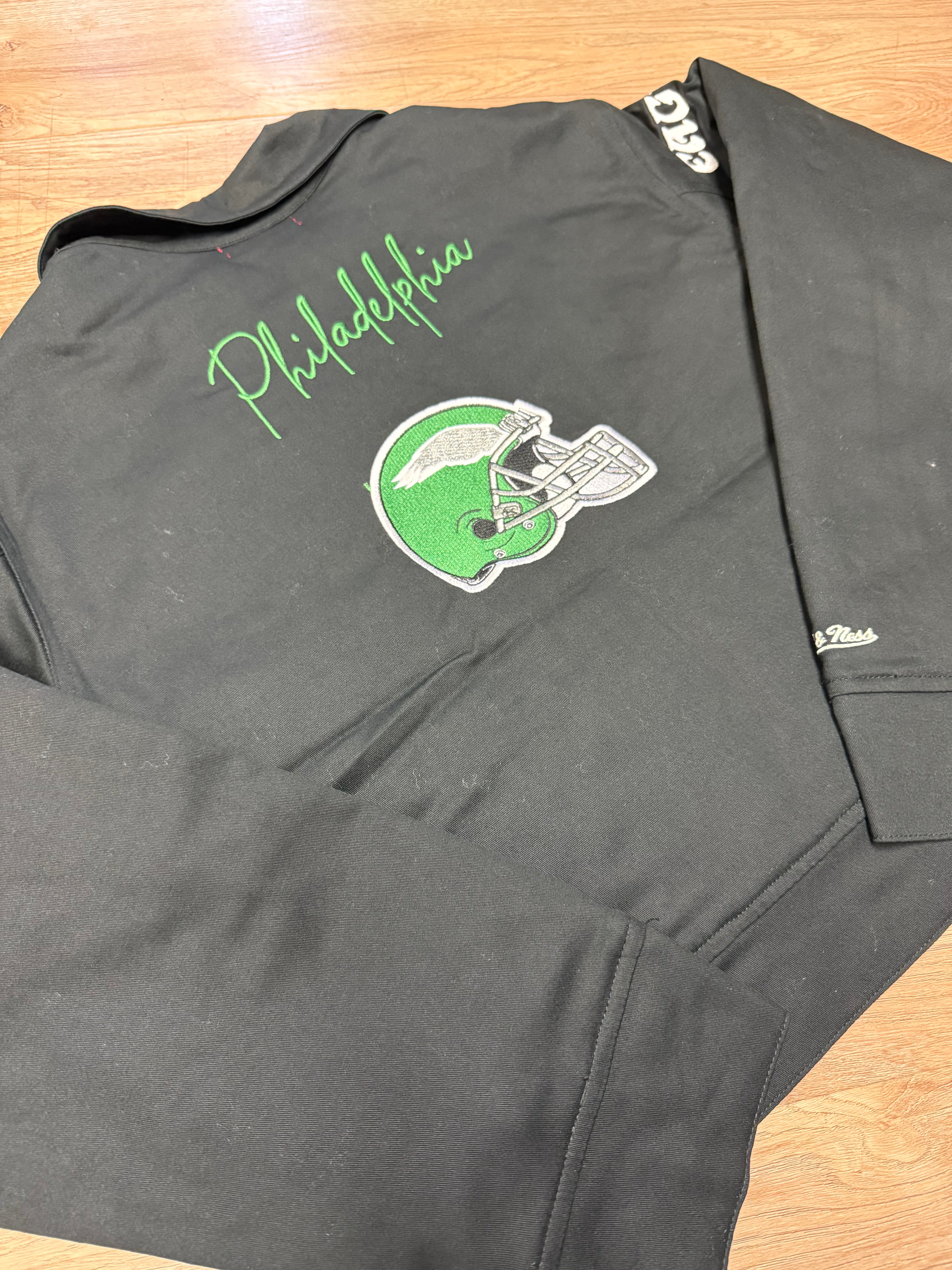 Ladies Eagles Crop Mechanic Full Zip Jacket
