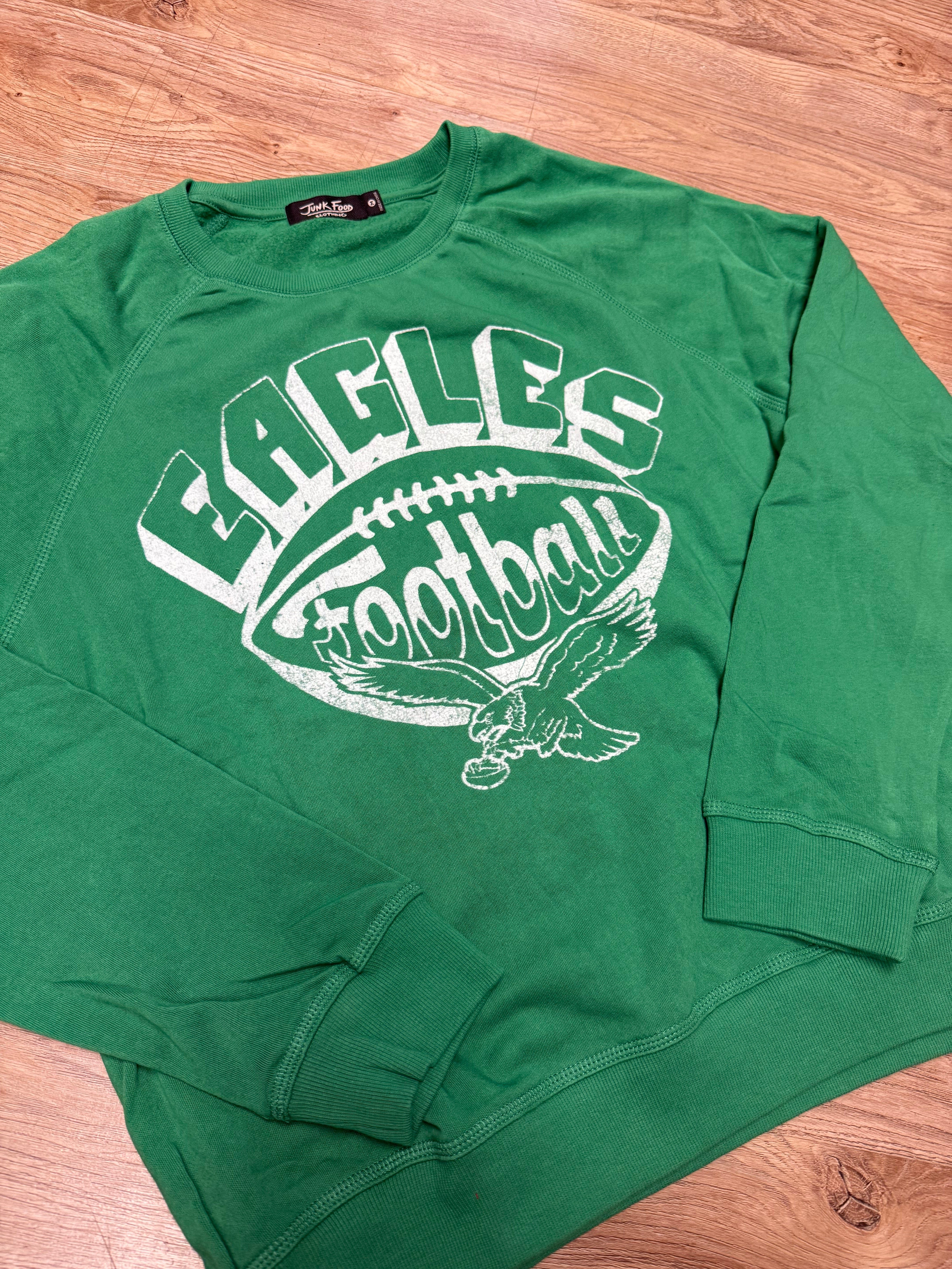Ladies Eagles Raglan Crew Fleece Sweatshirt
