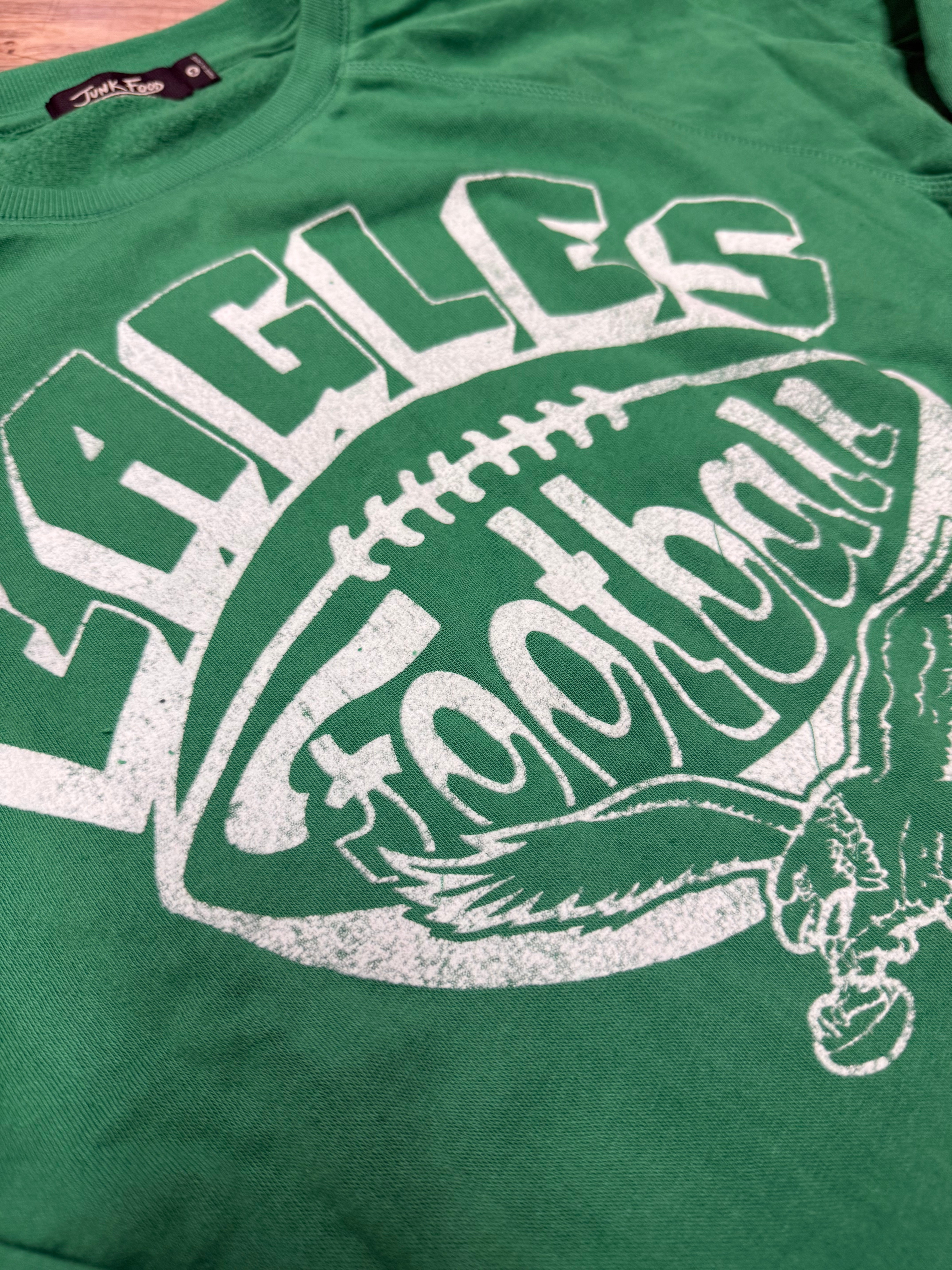 Ladies Eagles Raglan Crew Fleece Sweatshirt