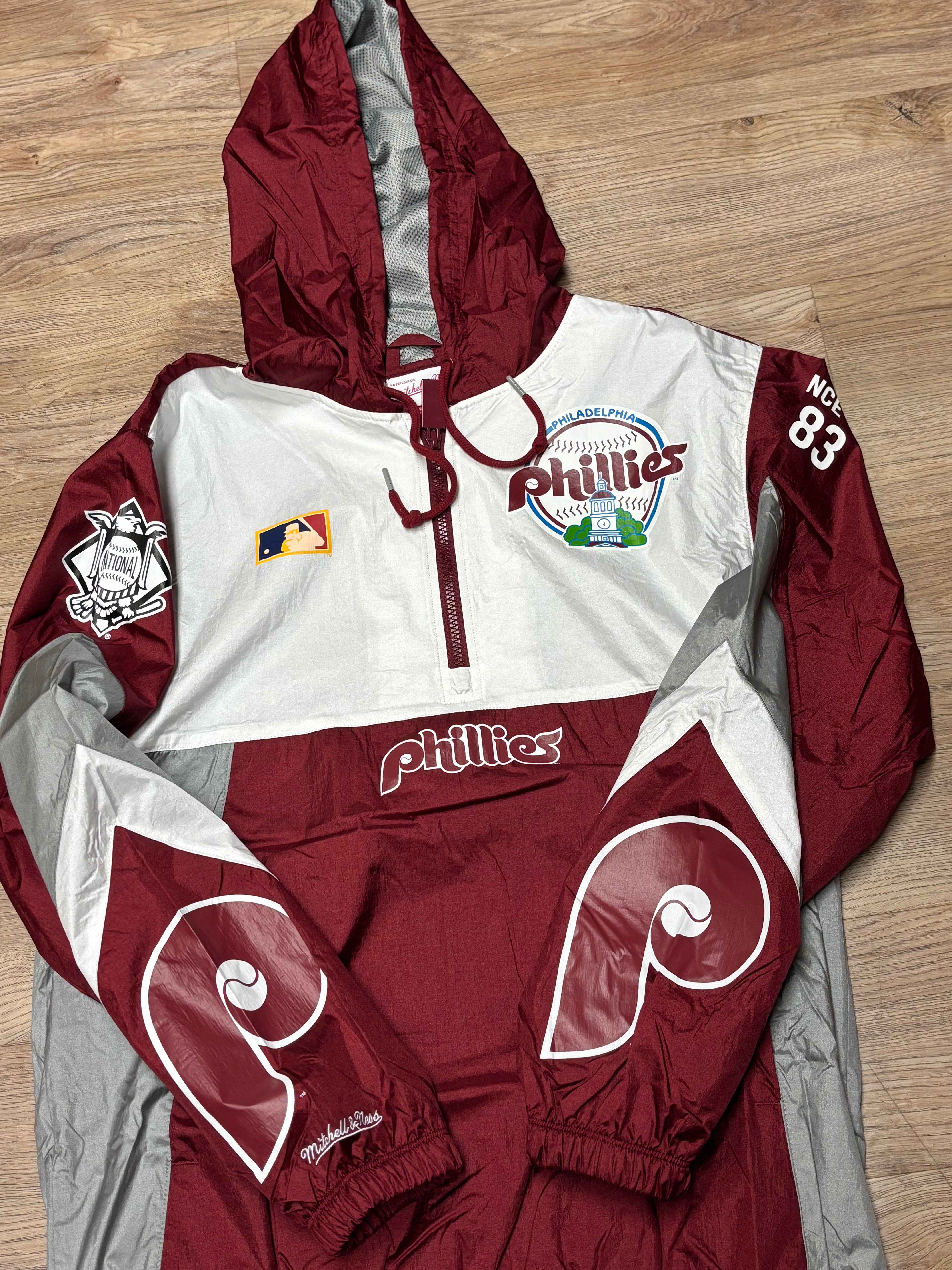 Philadelphia Phillies Vintage Origins Anorak Windbreaker