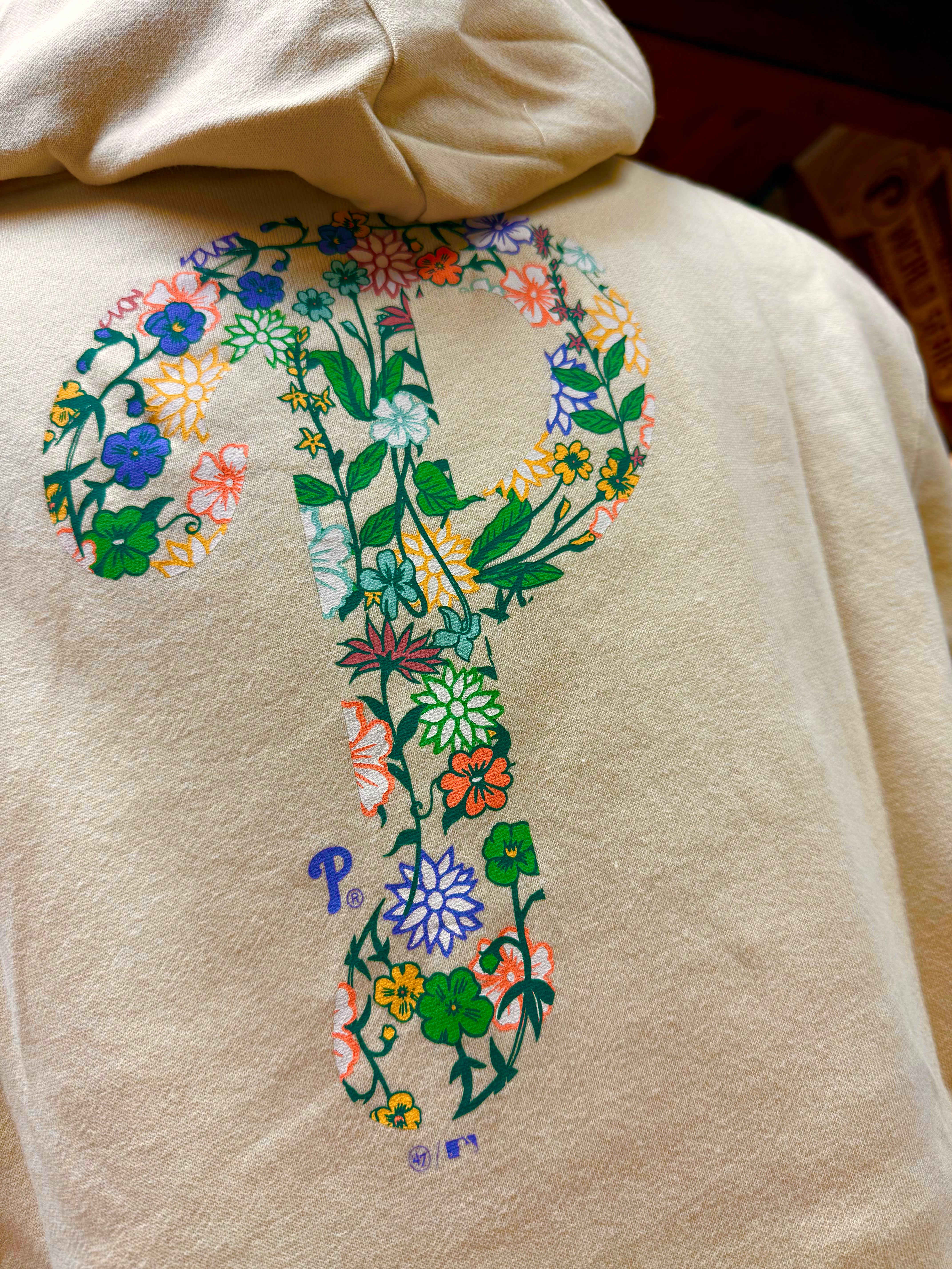 Ladies Phillies Dune Full Bloom Naomi Hoodie