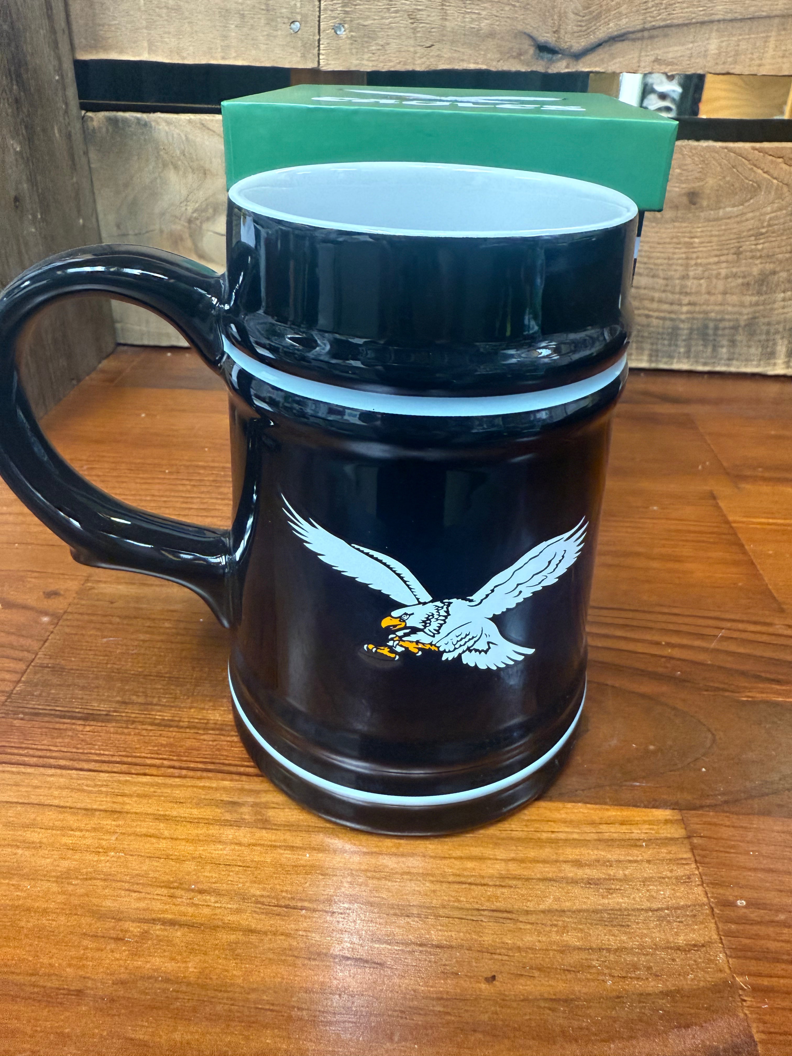 Throwback Eagles Ceramic Stein with Gift Box
