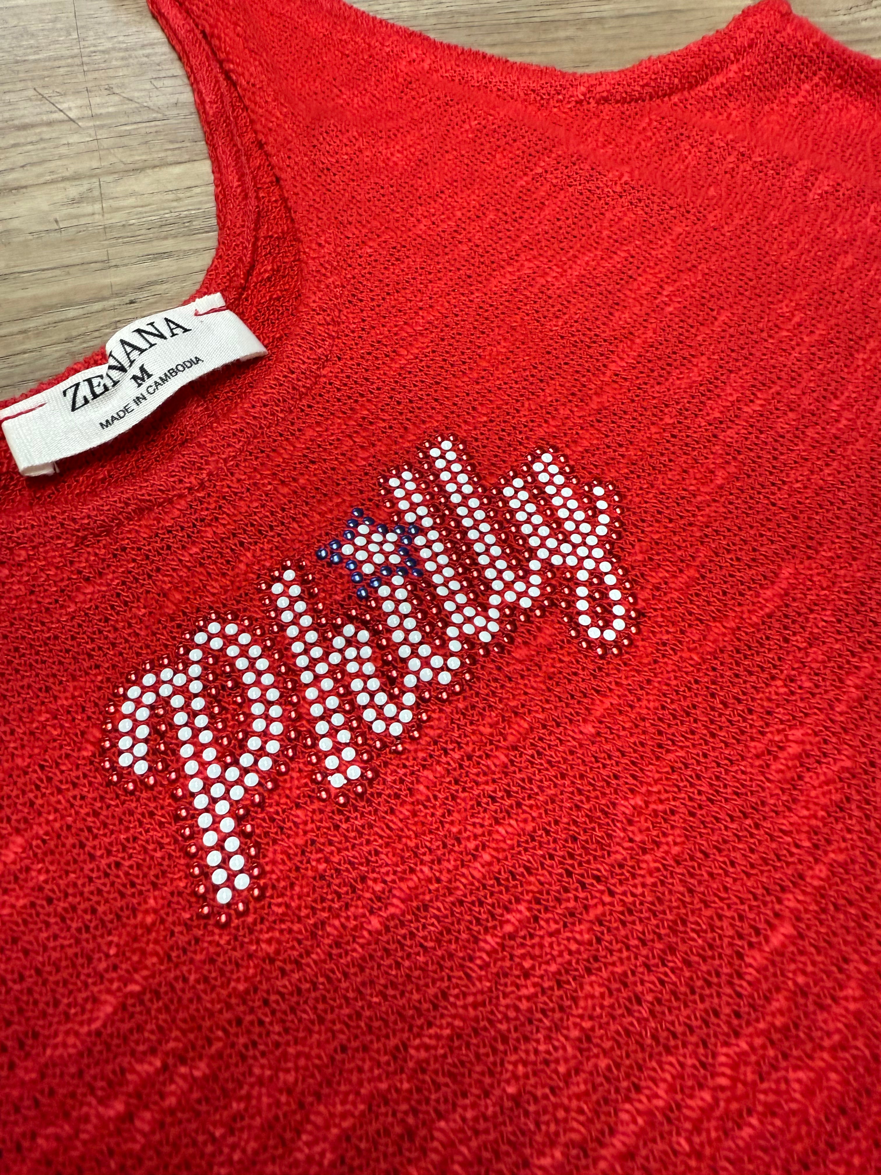 Ladies Philly Bling Sweater Tank Top