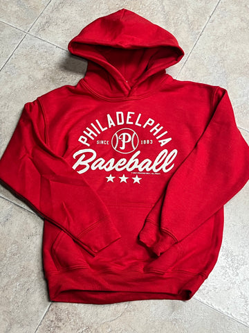 Kids Philadelphia Baseball Hood