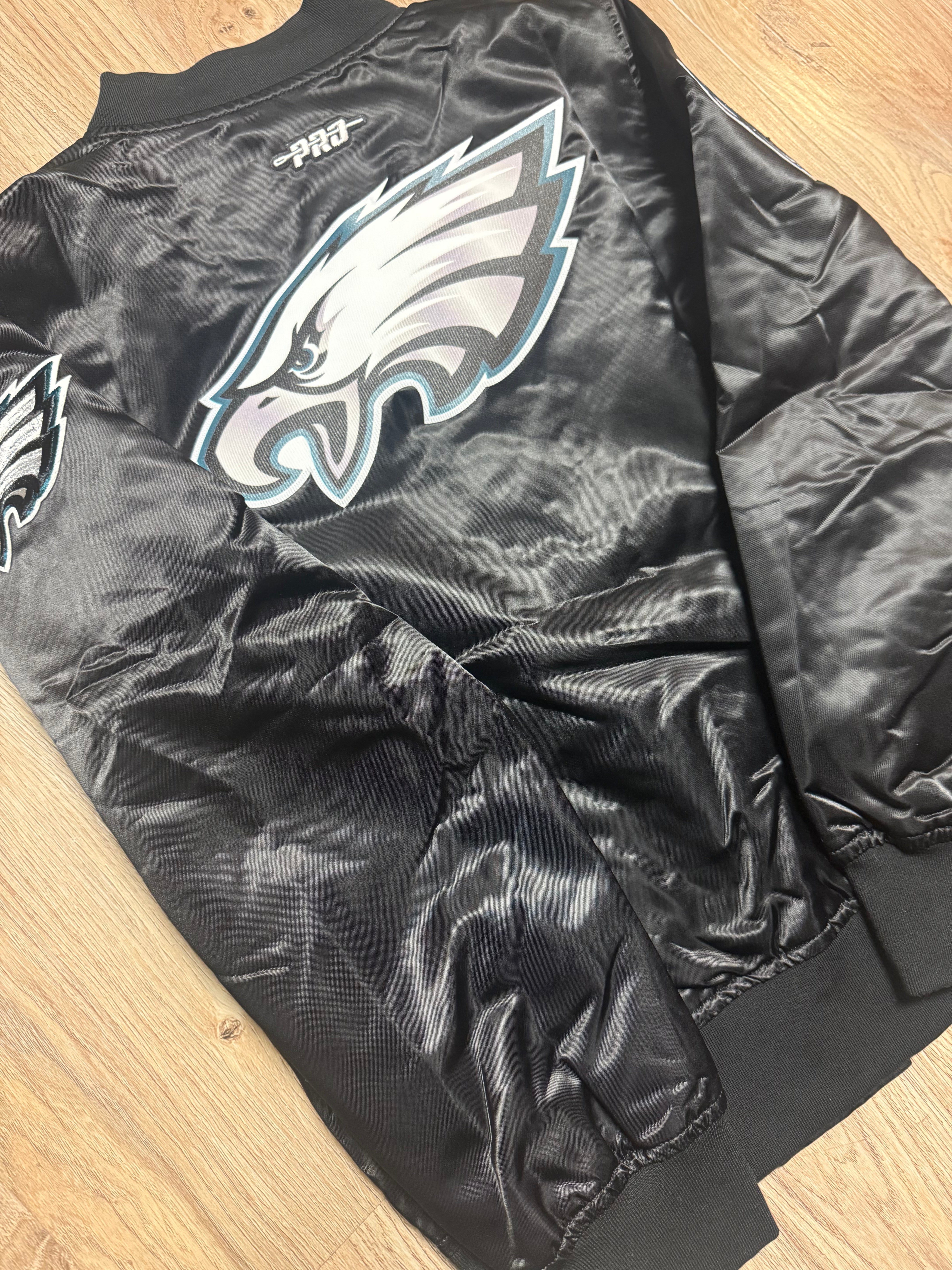 Kids Eagles Satin Blackout Jacket
