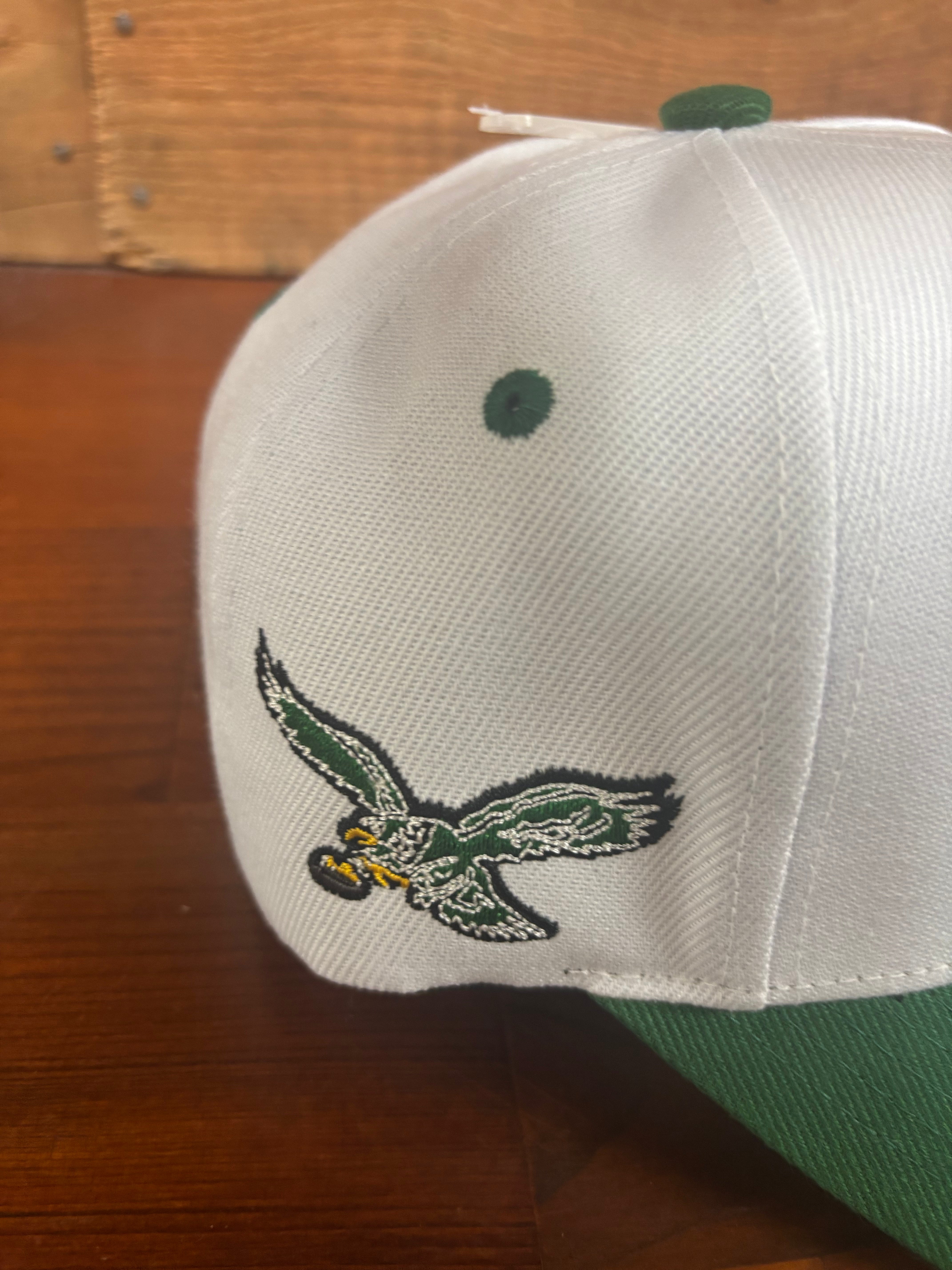 Kids Mitchell and Ness Muted 2 Tone Logo Eagles Hat