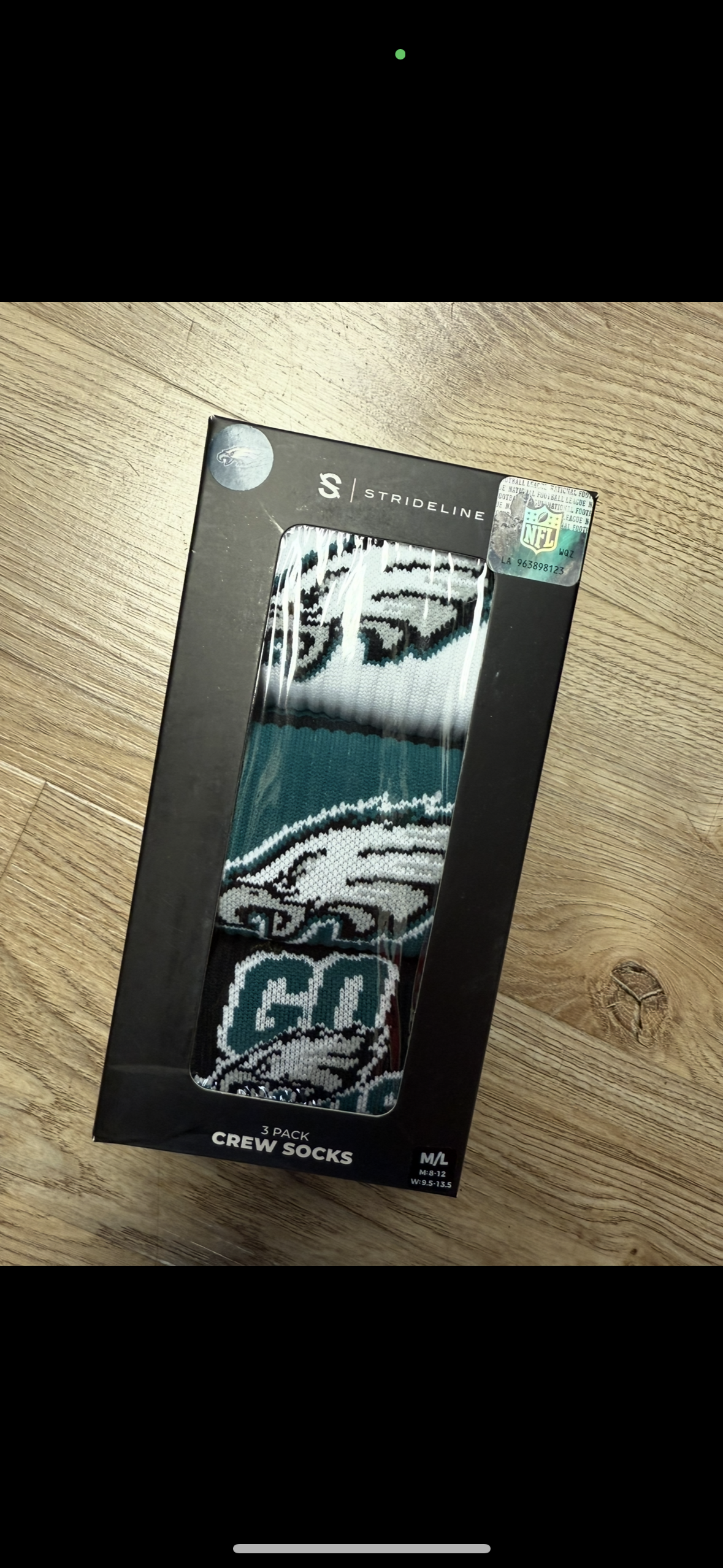 Eagles 3 Pack Crew Socks Gift Set