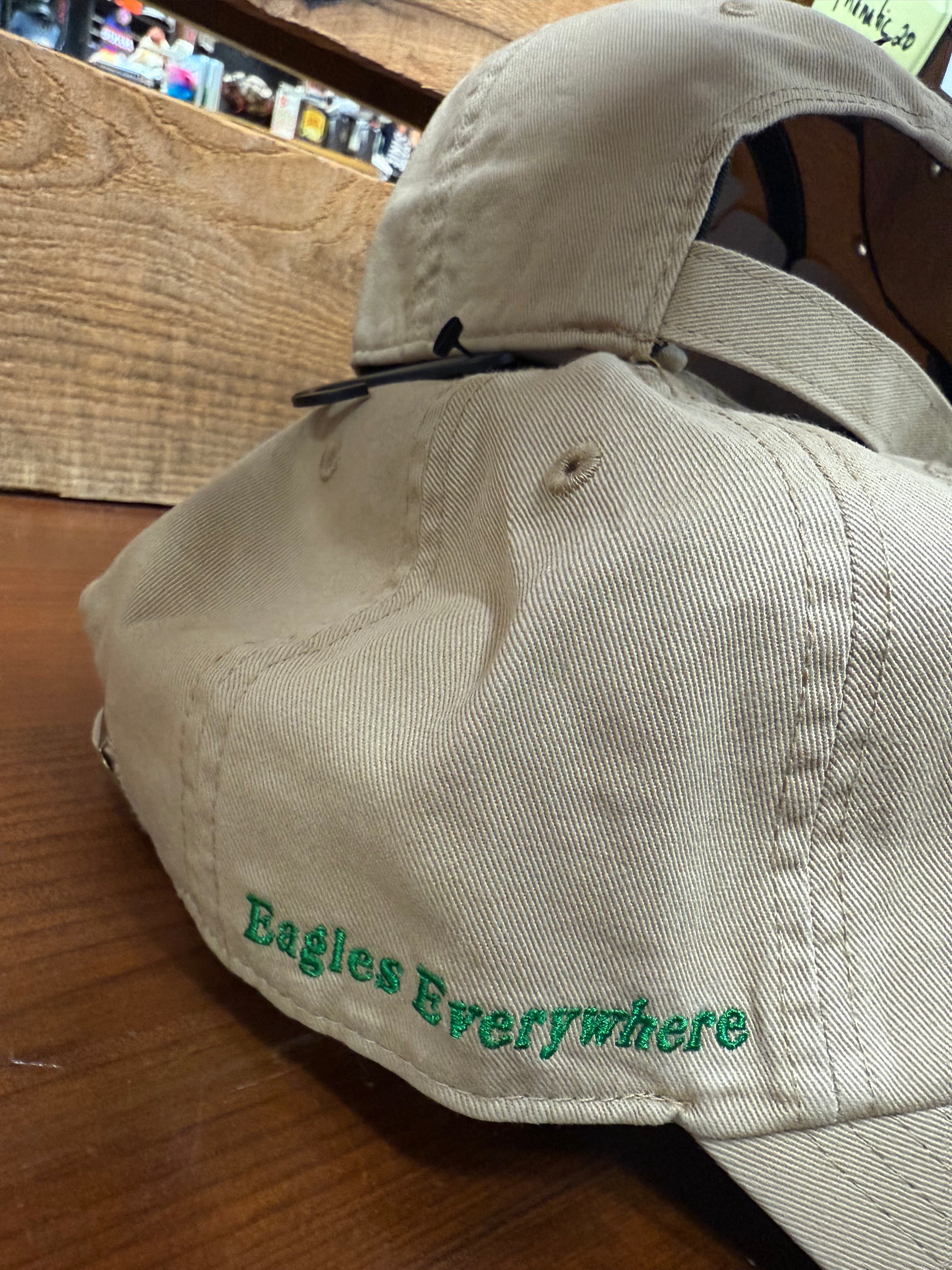 Eagles Throwback Khaki Micro Patch Cleanup Hat