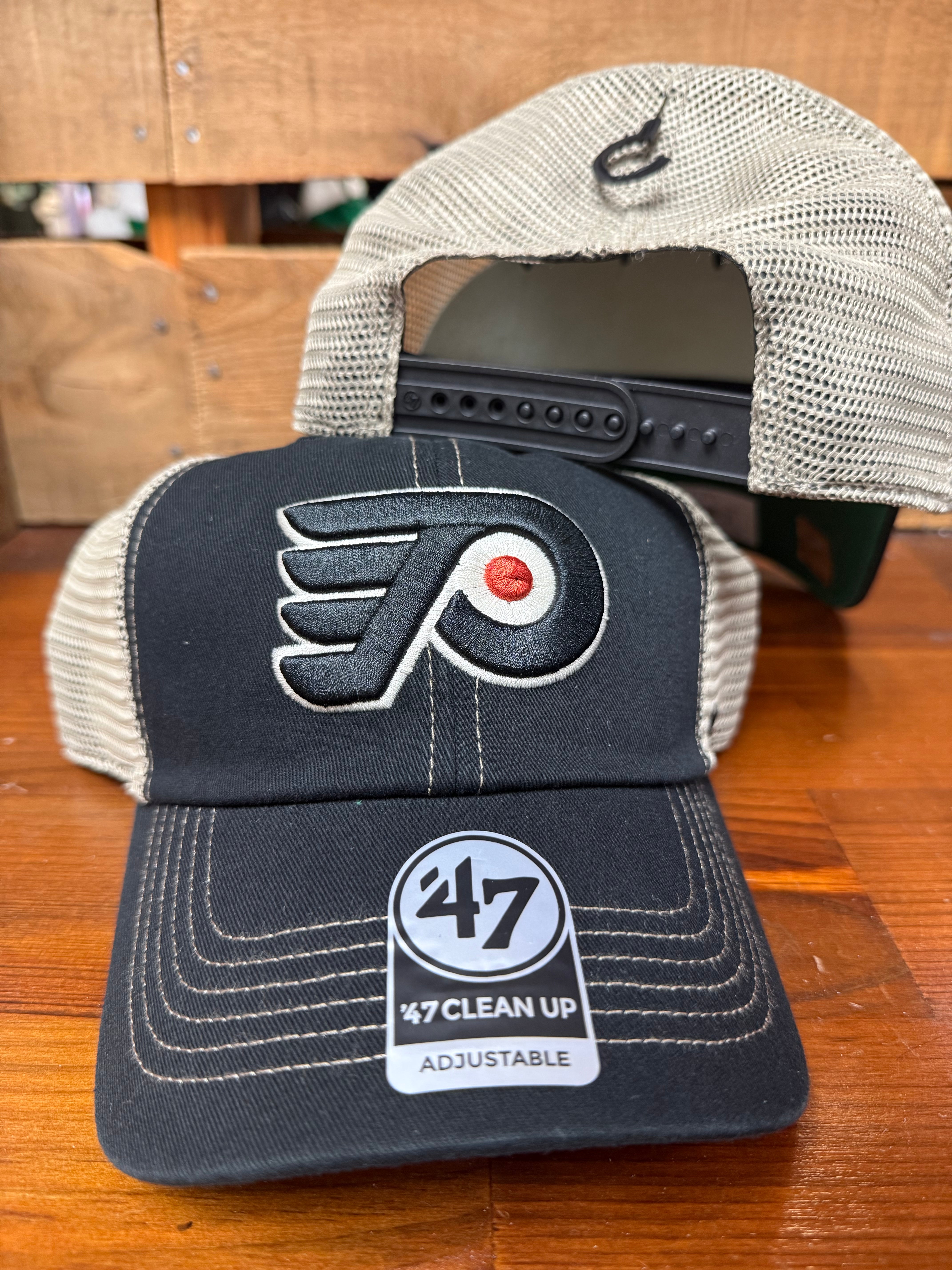 Flyers Black Trawler Snapback Trucker Hat