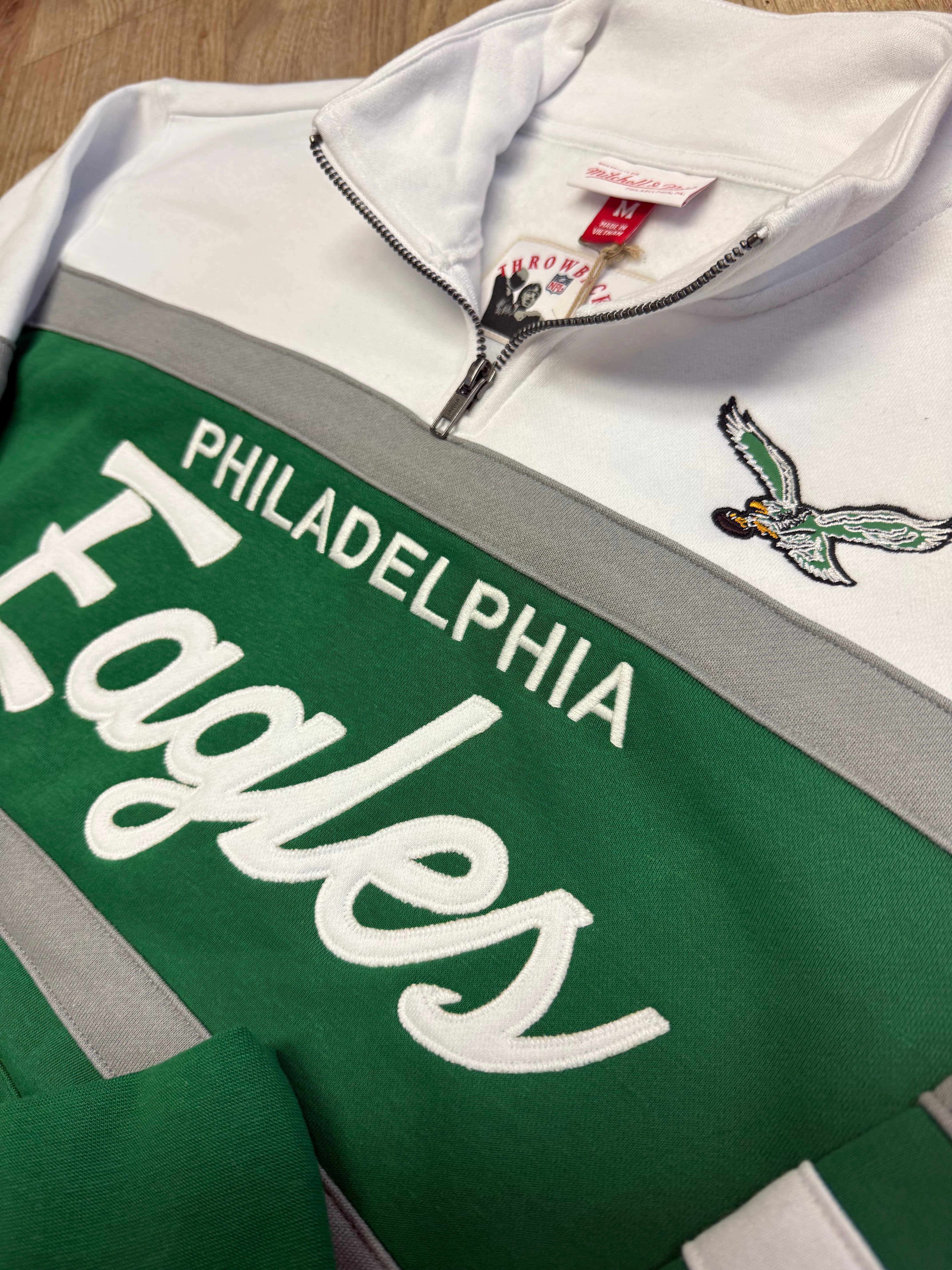 Philadelphia Eagles 1/4 Zip Head Coach Hoodie