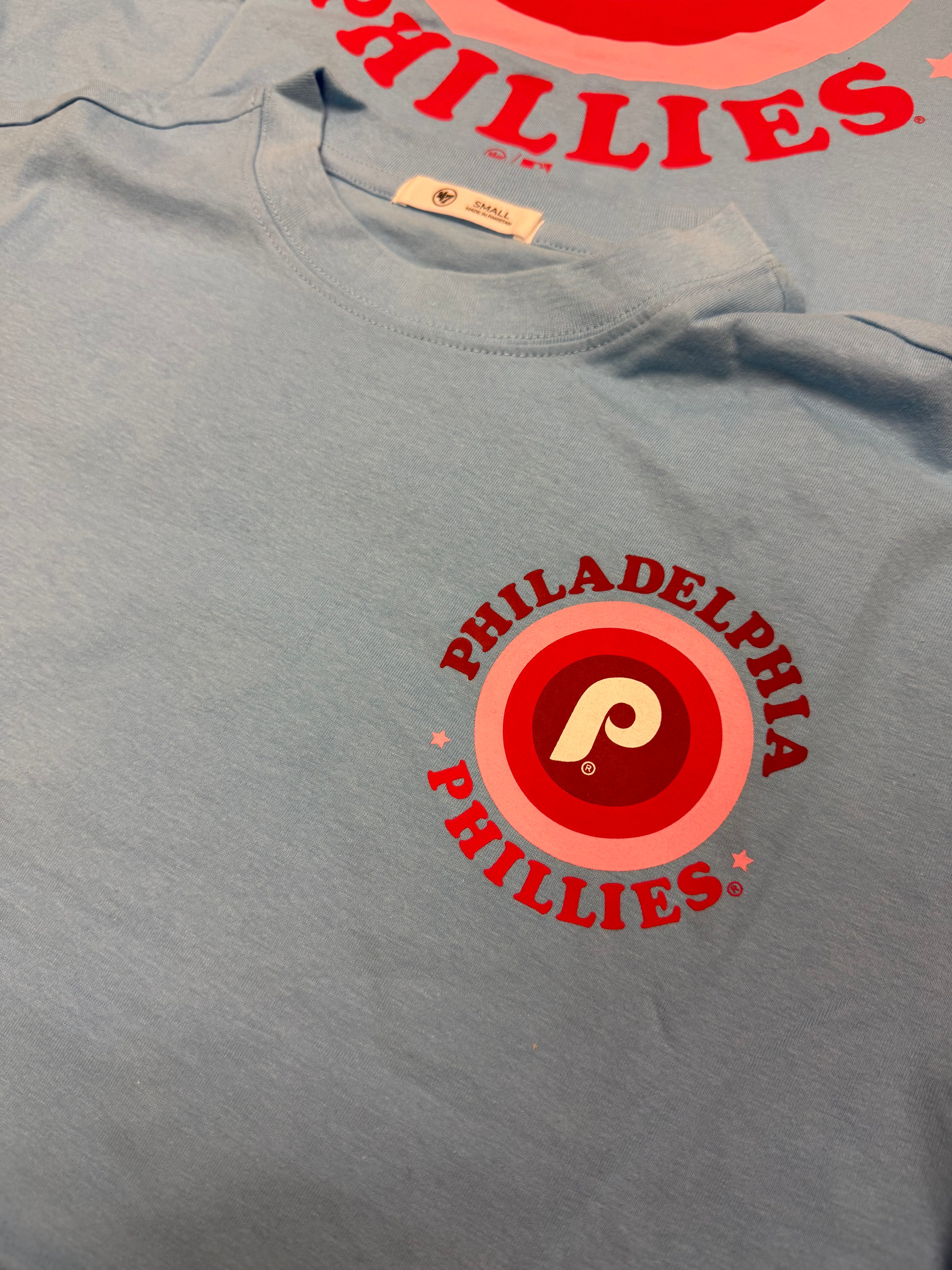 Ladies Powder Blue Nova Backer Reed City Tee