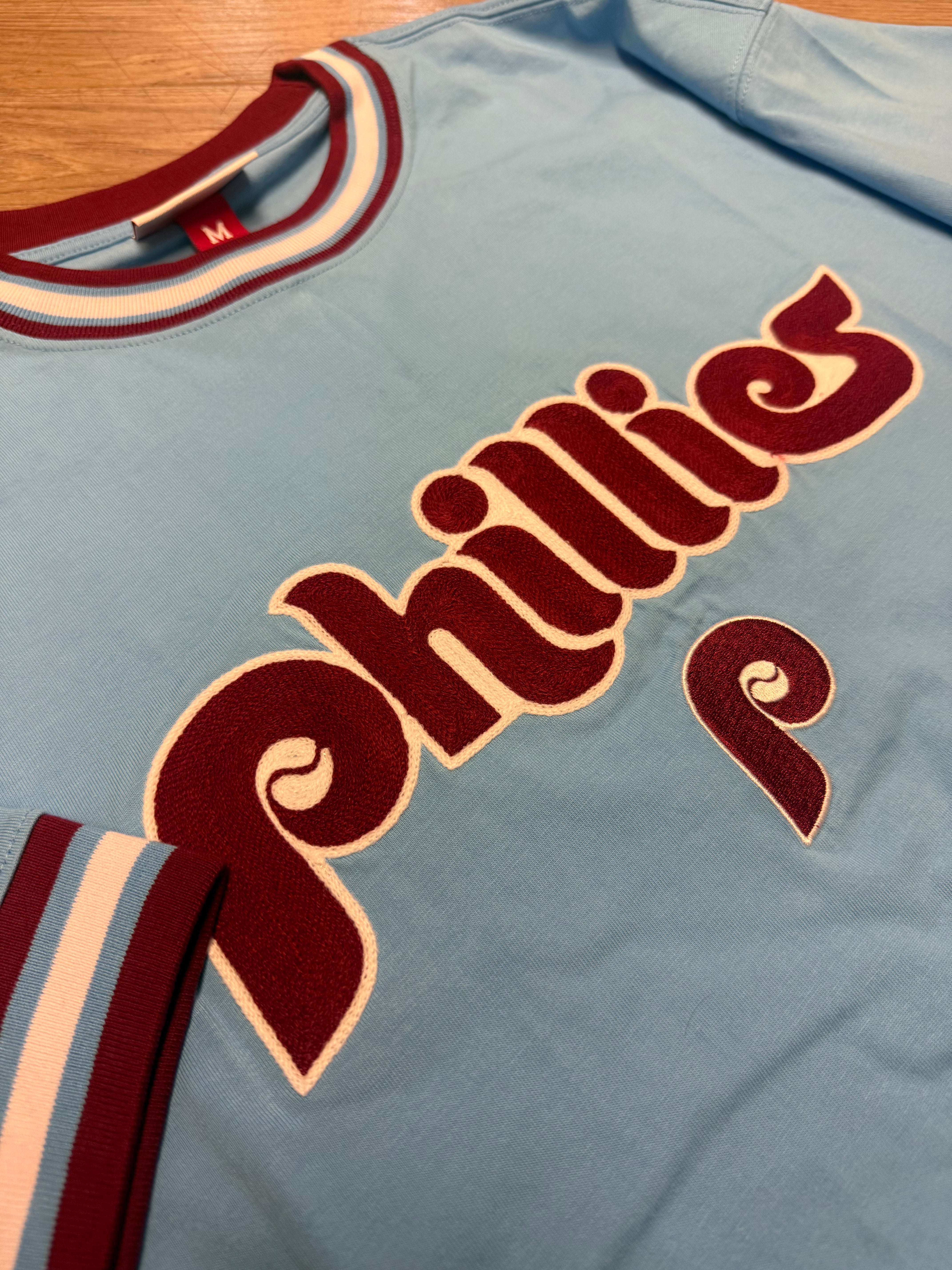 Phillies Throwback Wild Pitch Ringer Tee