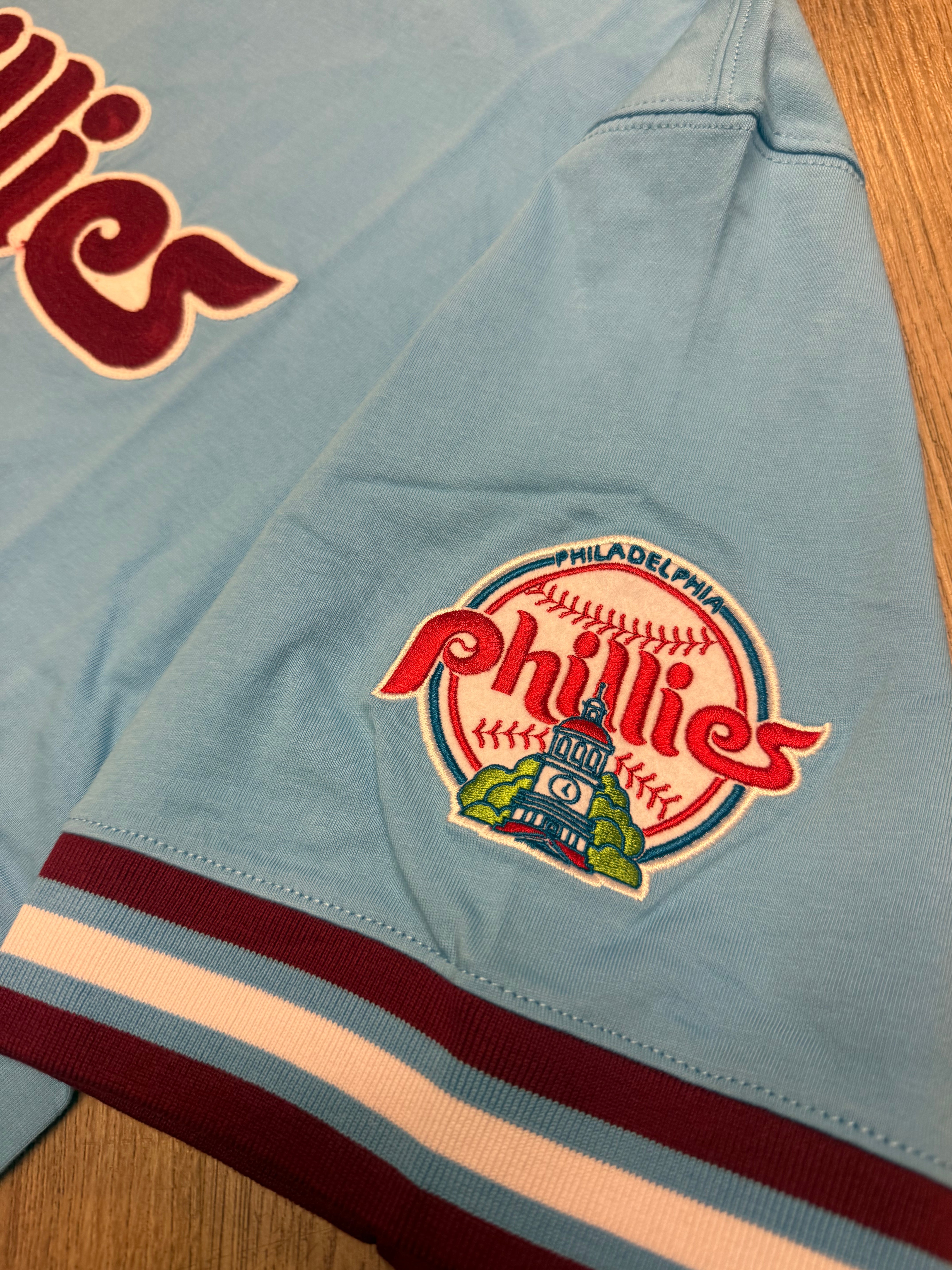 Phillies Throwback Wild Pitch Ringer Tee