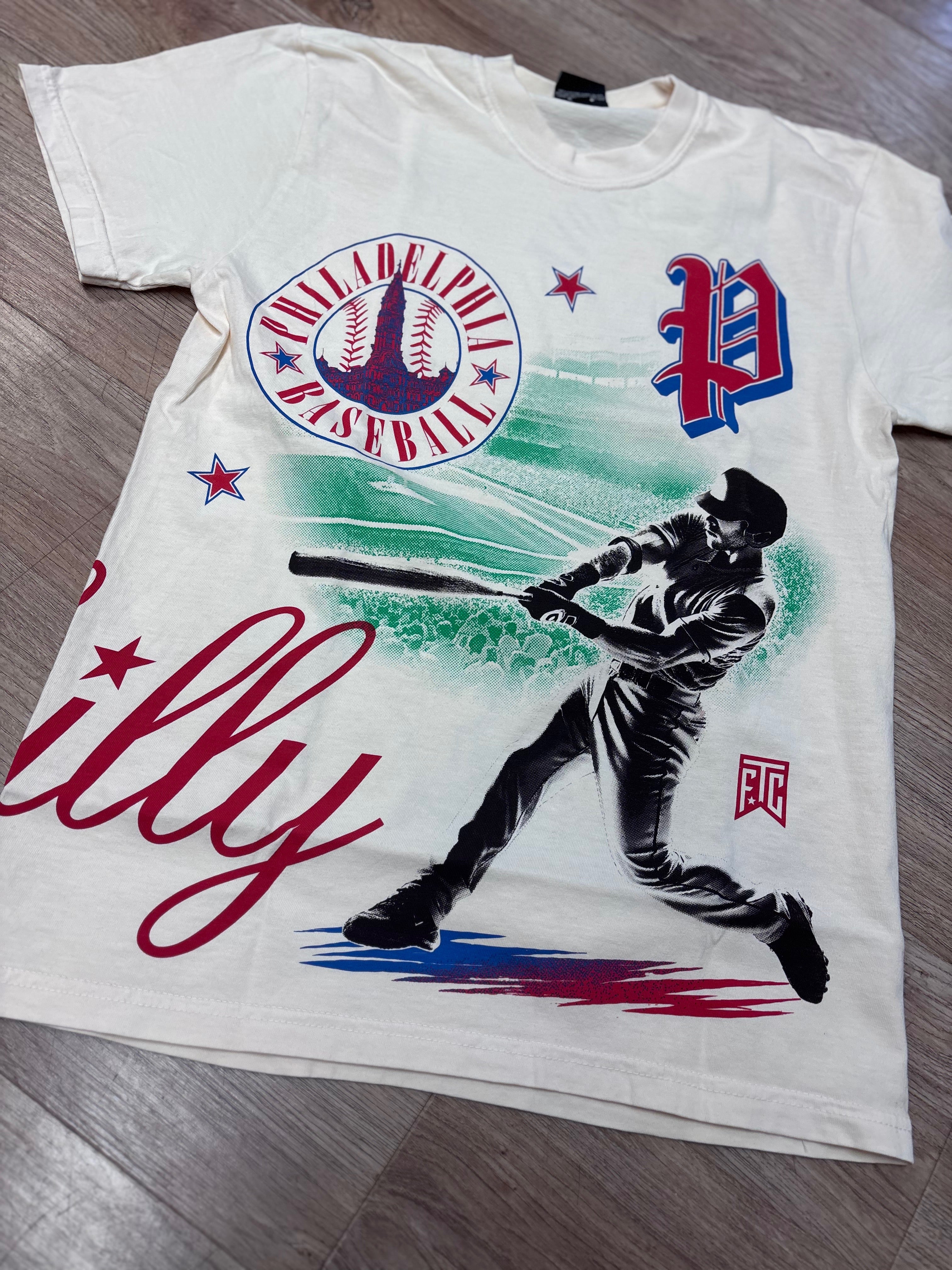 Philly Baseball Wrap Around For the City Tee