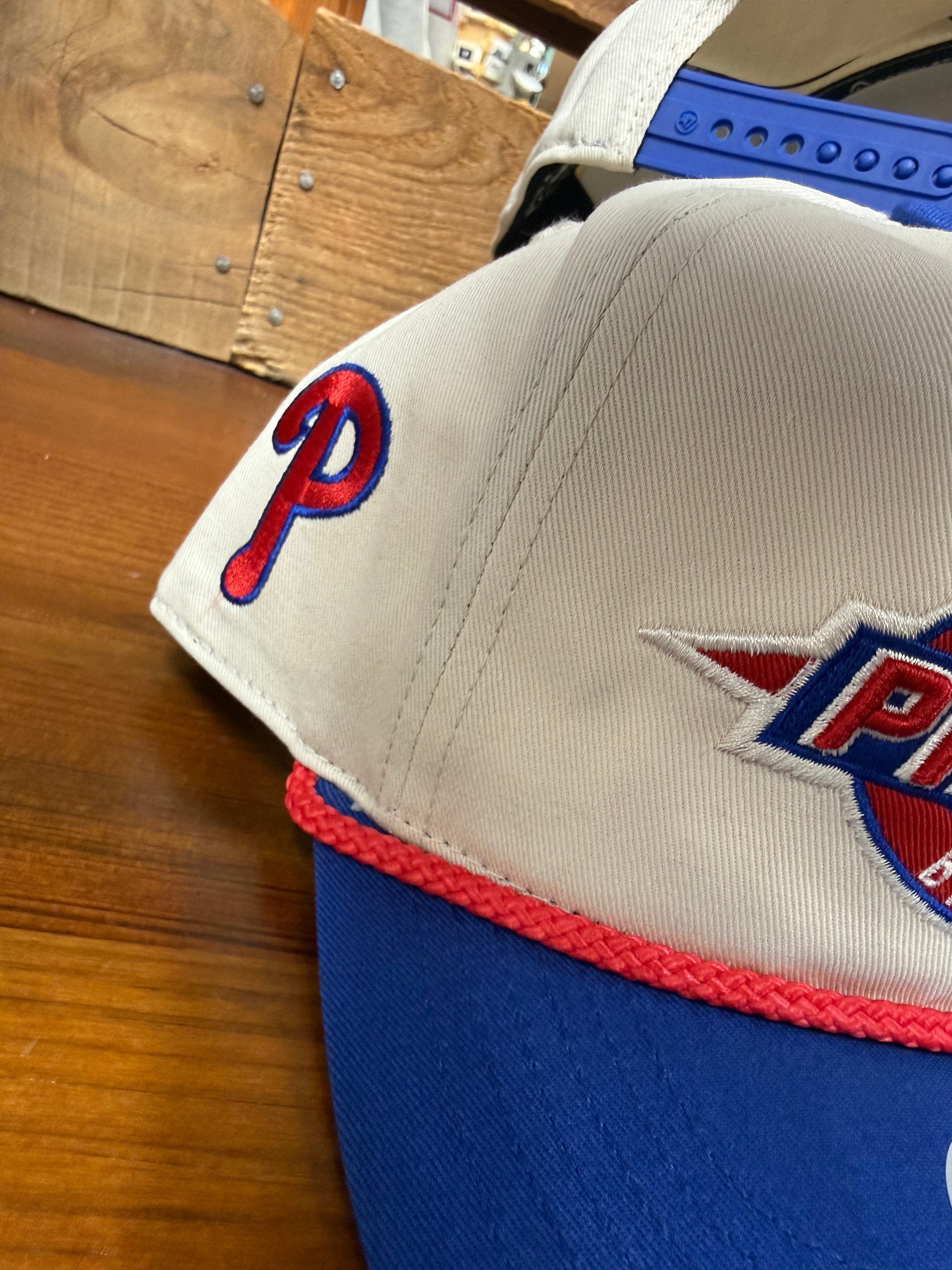 Phillies Natural Frame Out Hitch Snap Back Hat