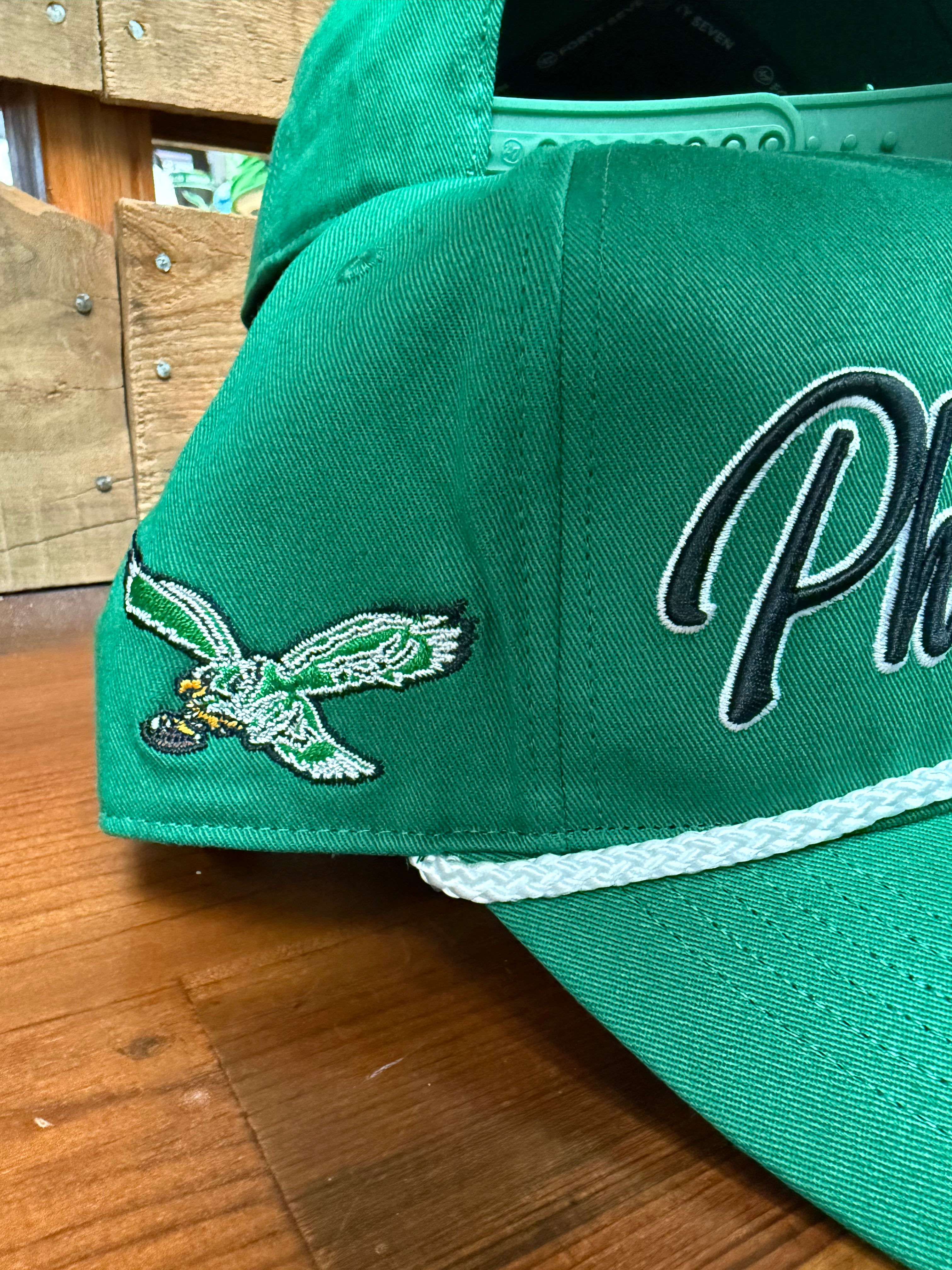Eagles Historic Overhand Kelly Green Hitch Hat
