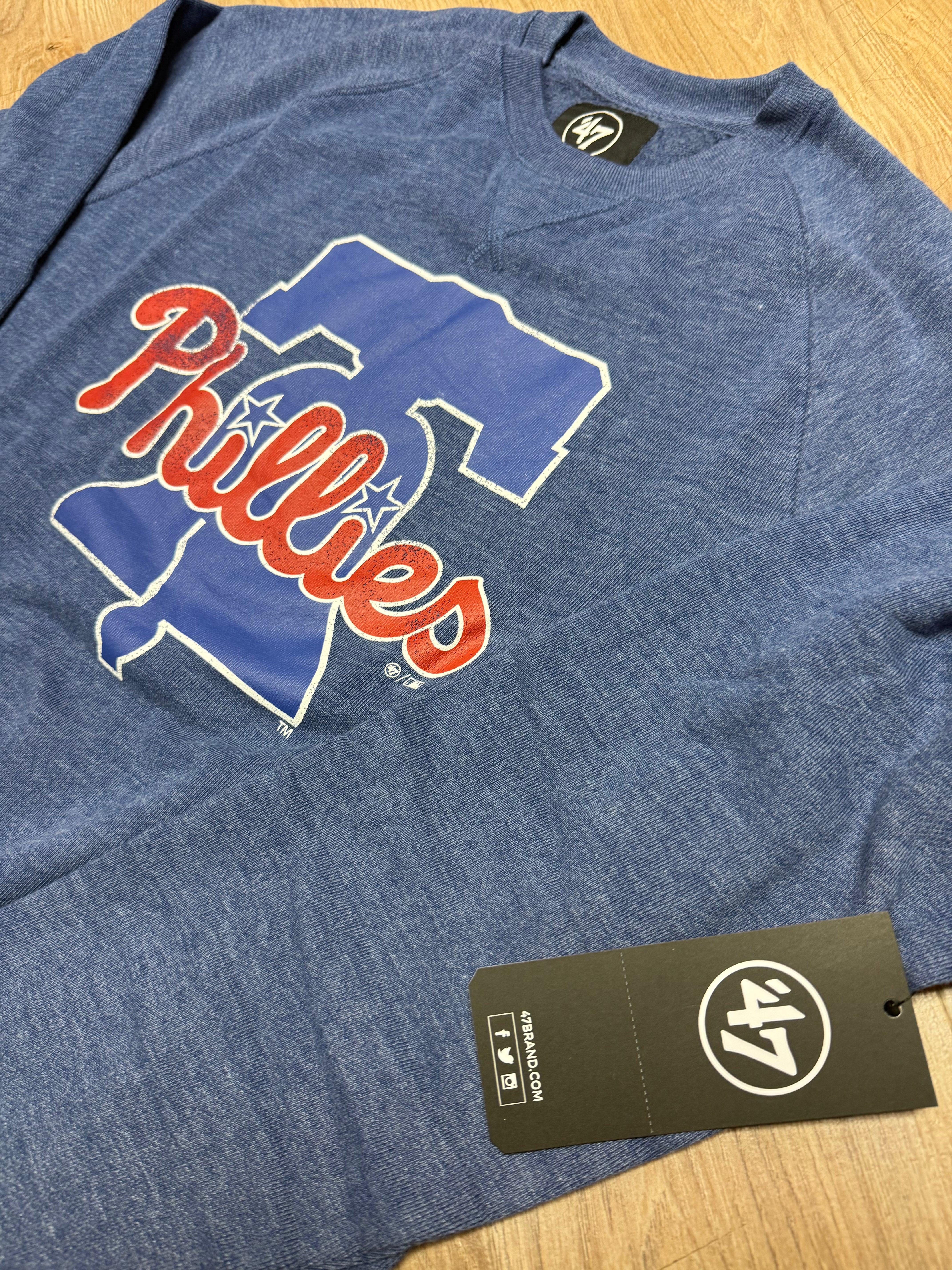 Philadelphia Phillies Royal Imprint Crew Sweatshirt