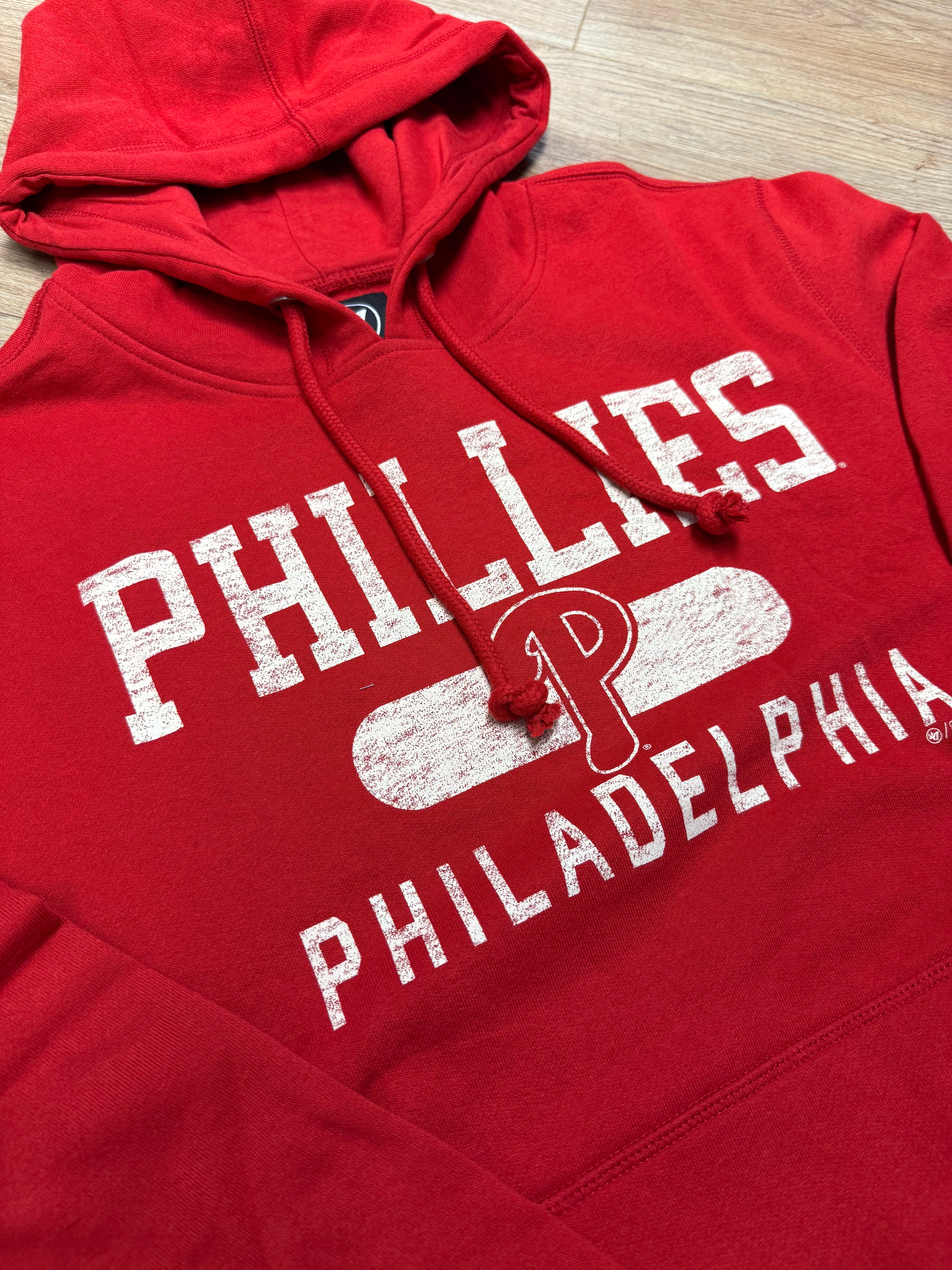 Phillies Red Mainframe Headline Hoodie