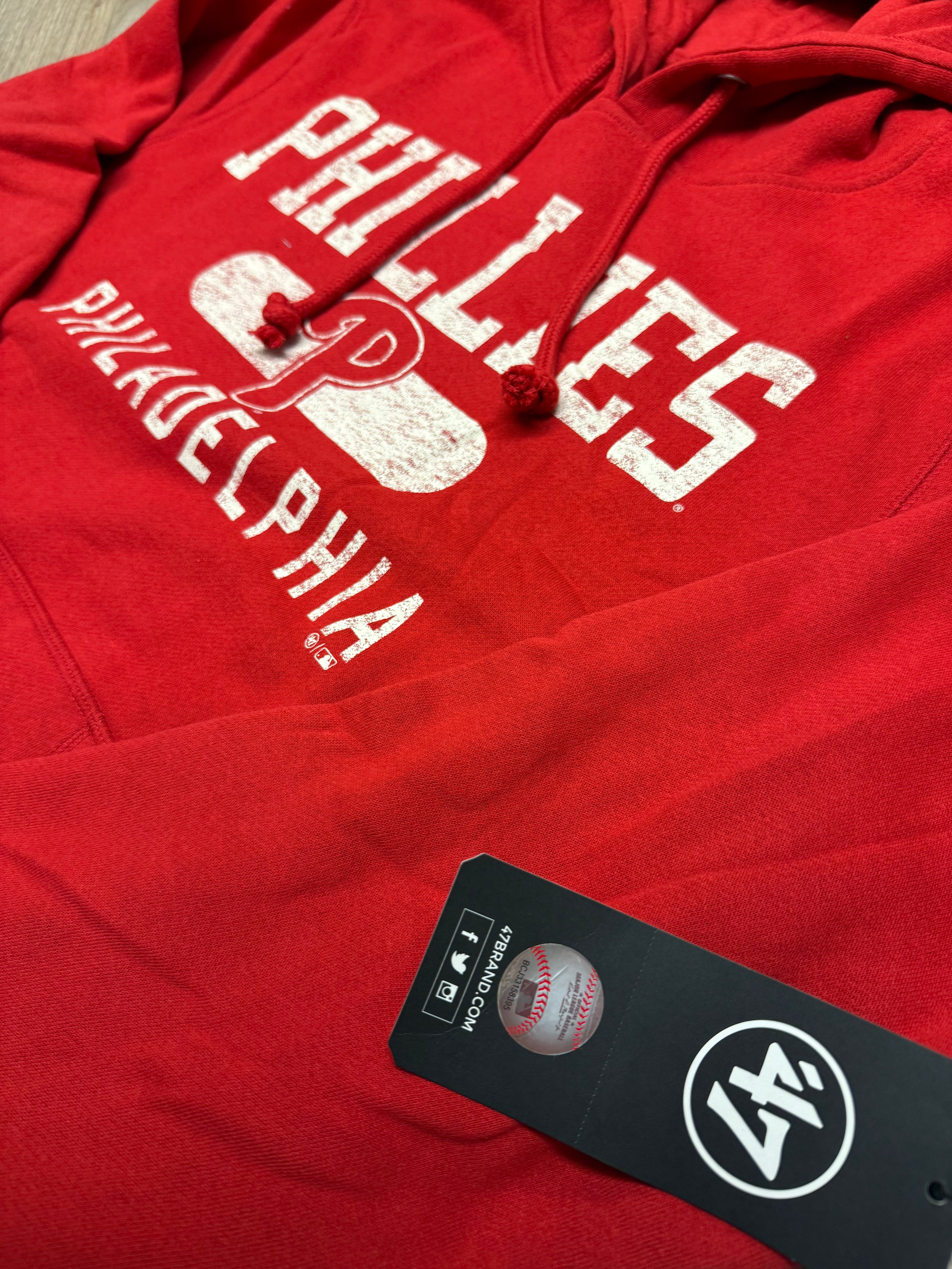 Phillies Red Mainframe Headline Hoodie