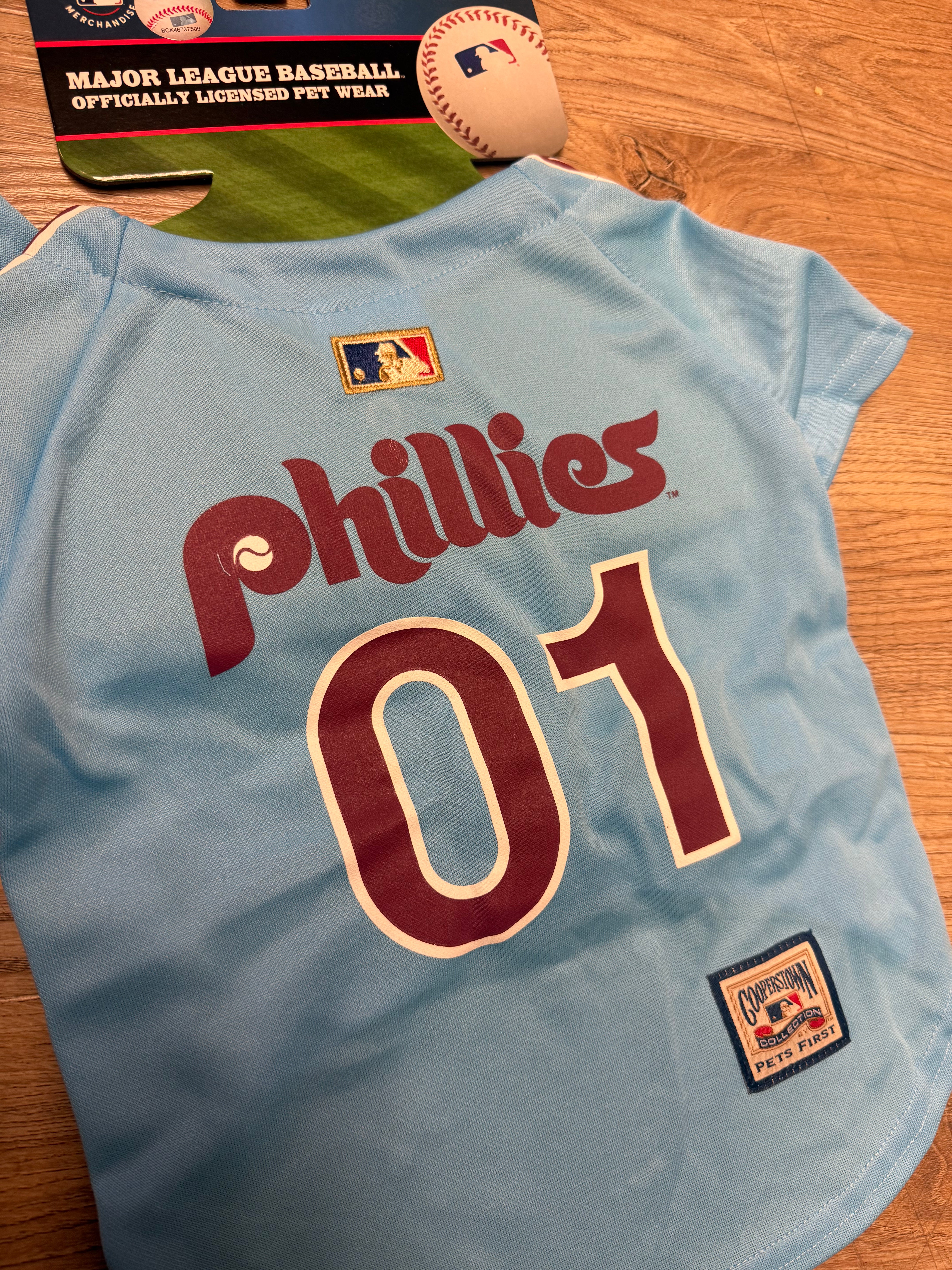 Phillies Powder Blue Dog Jersey