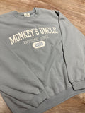 Monkey’s Uncle Embroidered Crew Sweatshirt