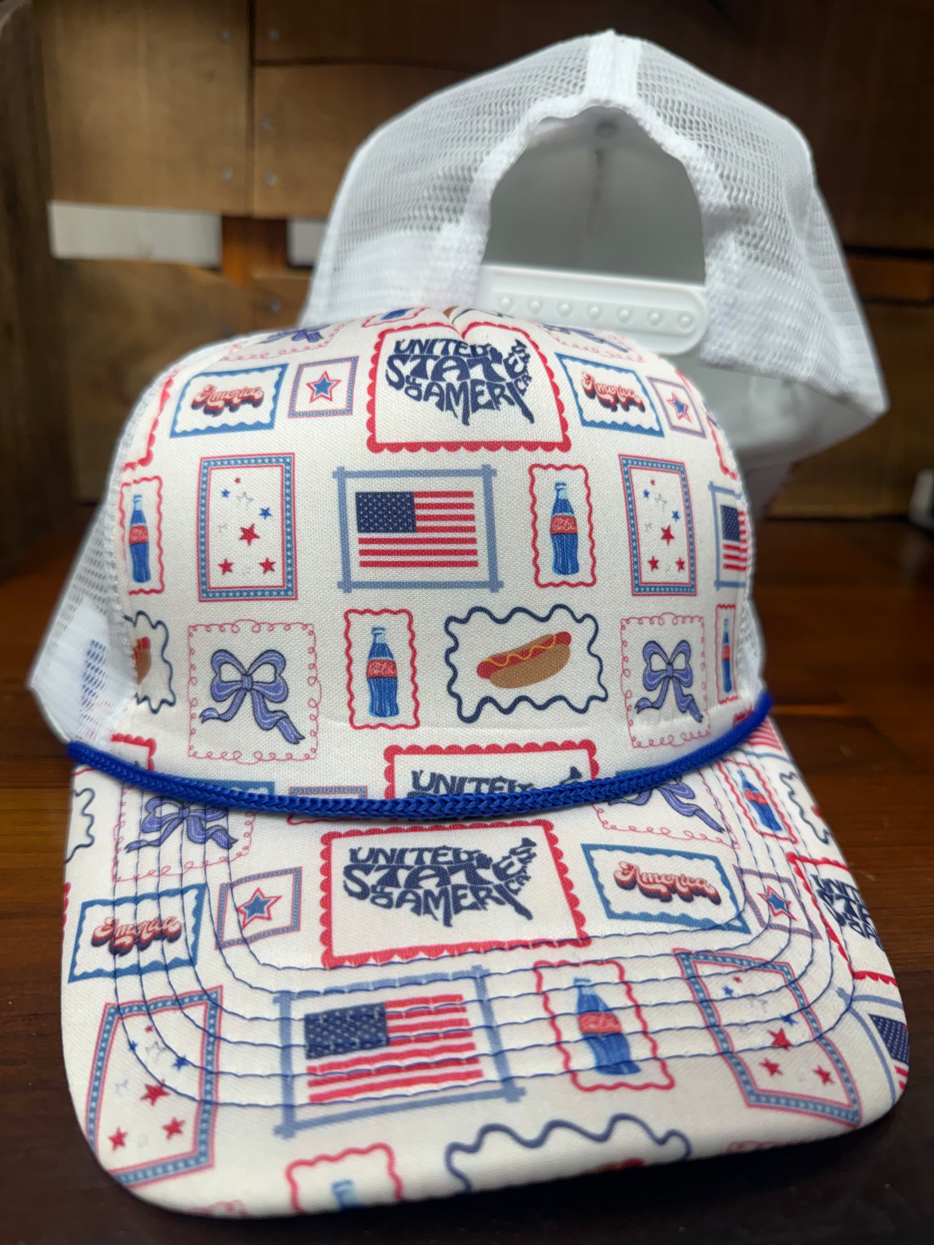 USA Trucker Hitch Rope Hat