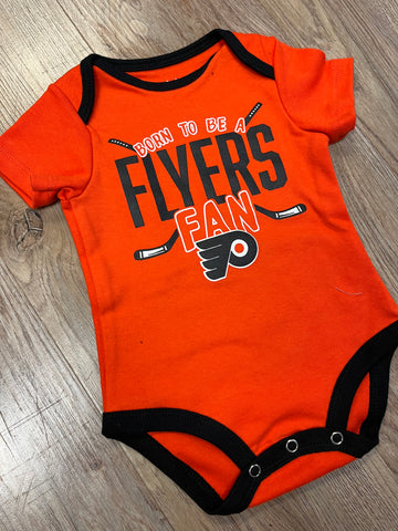 Born to be a Flyers Fan baby Onesie