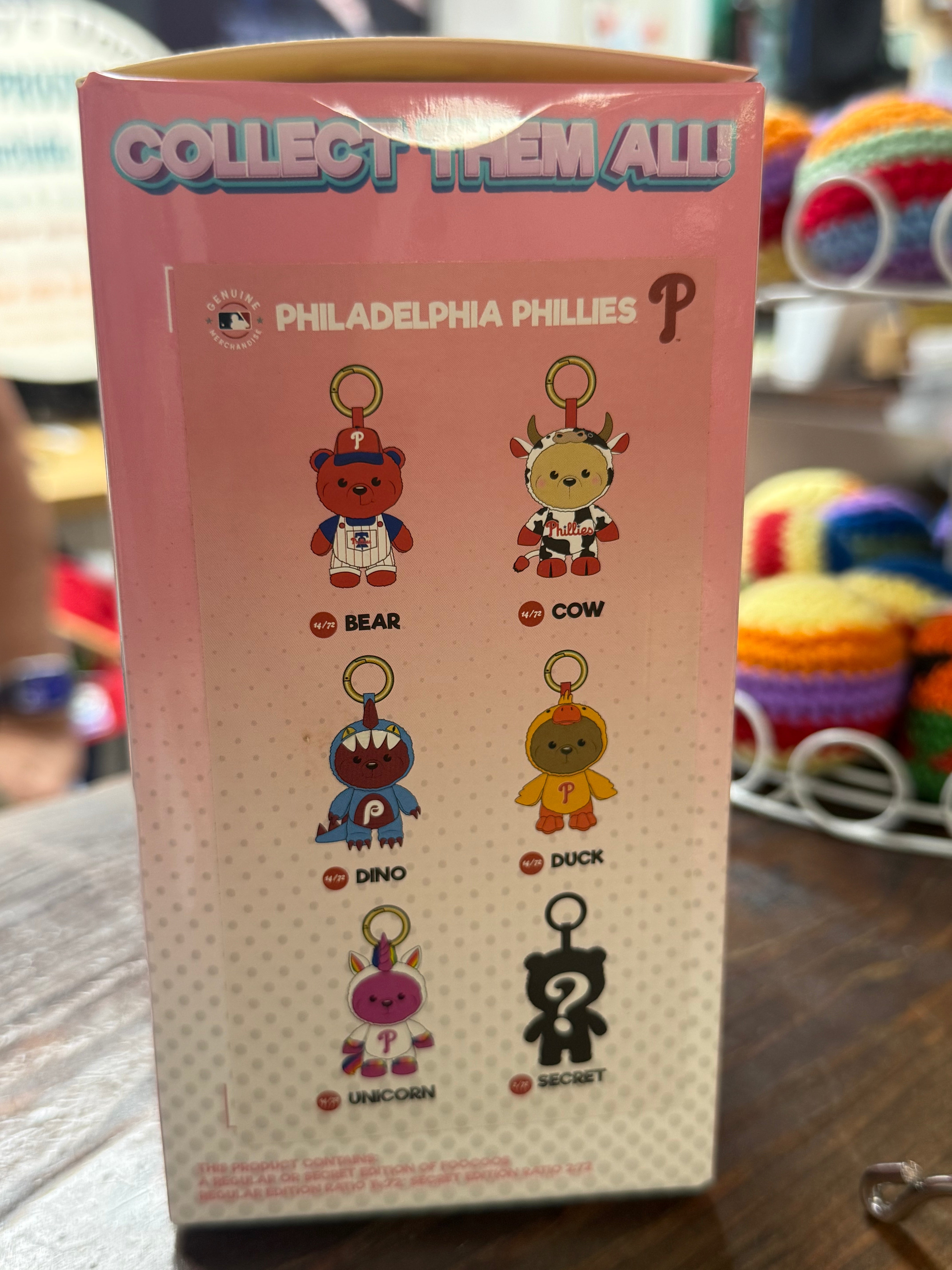 Philadelphia Eagles & Phillies FOCO Plush Charm Keychain Blind Box Series 1