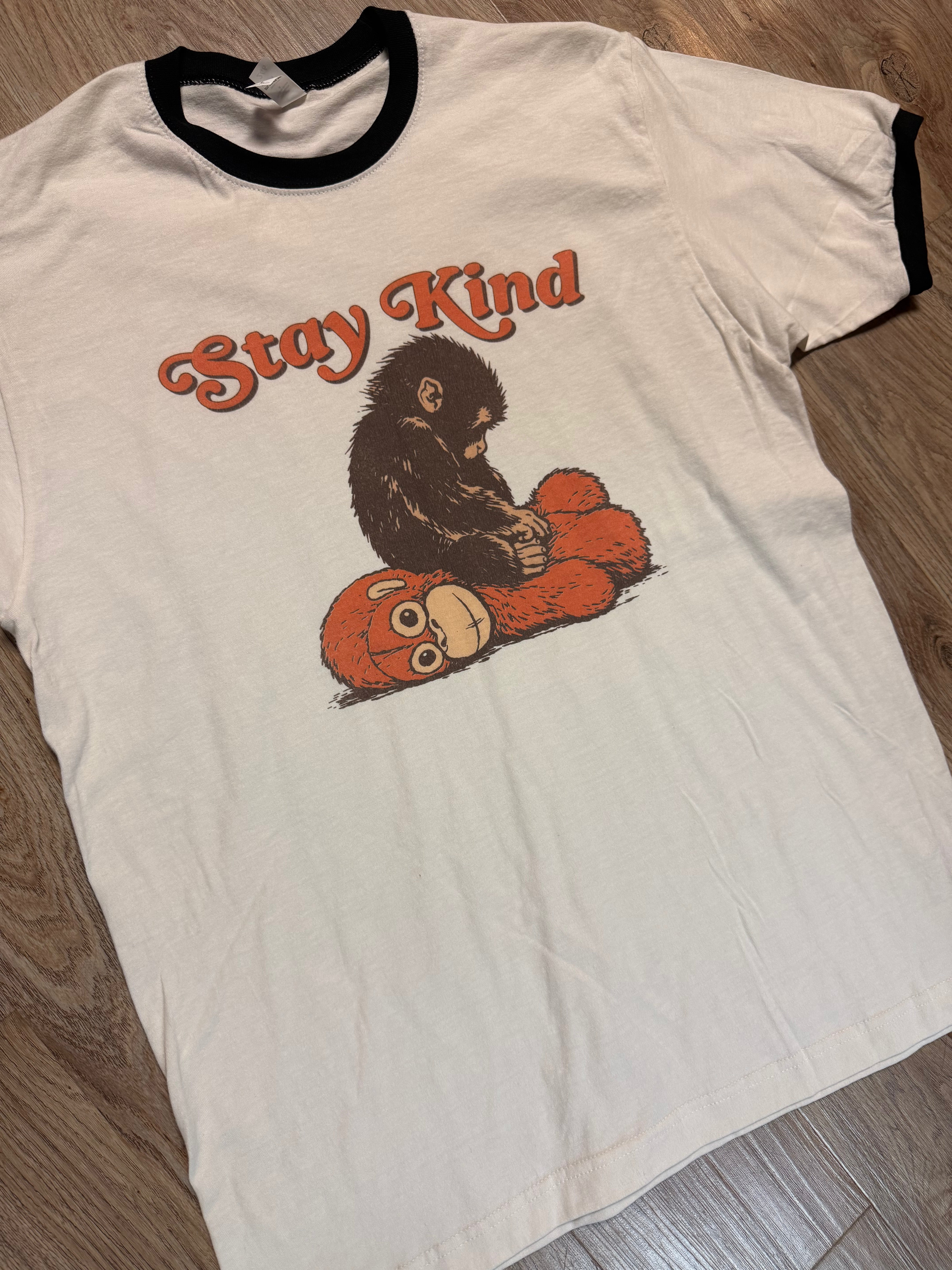 Stay Kind Baby Punch Monkey Tee