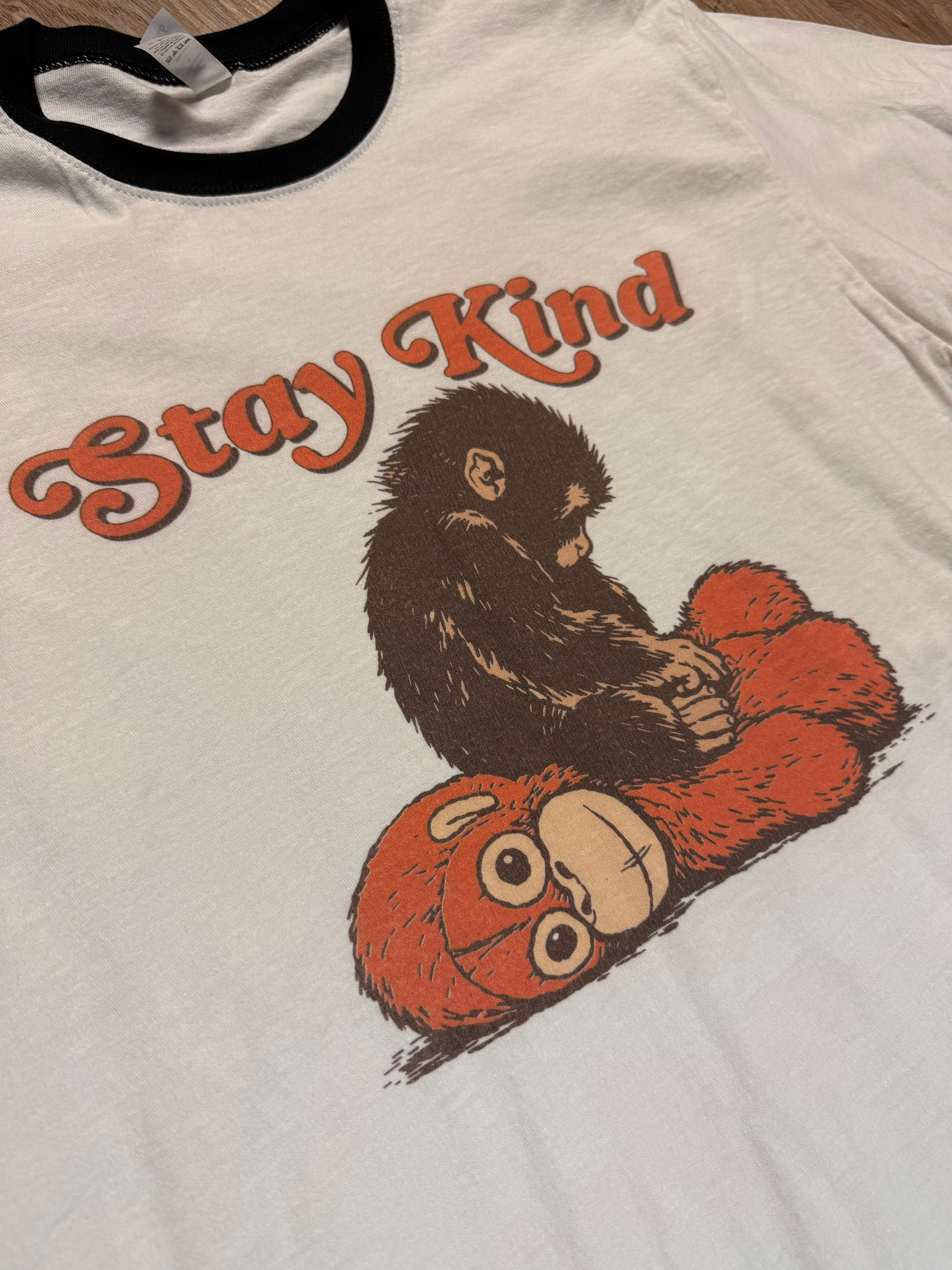 Stay Kind Baby Punch Monkey Tee