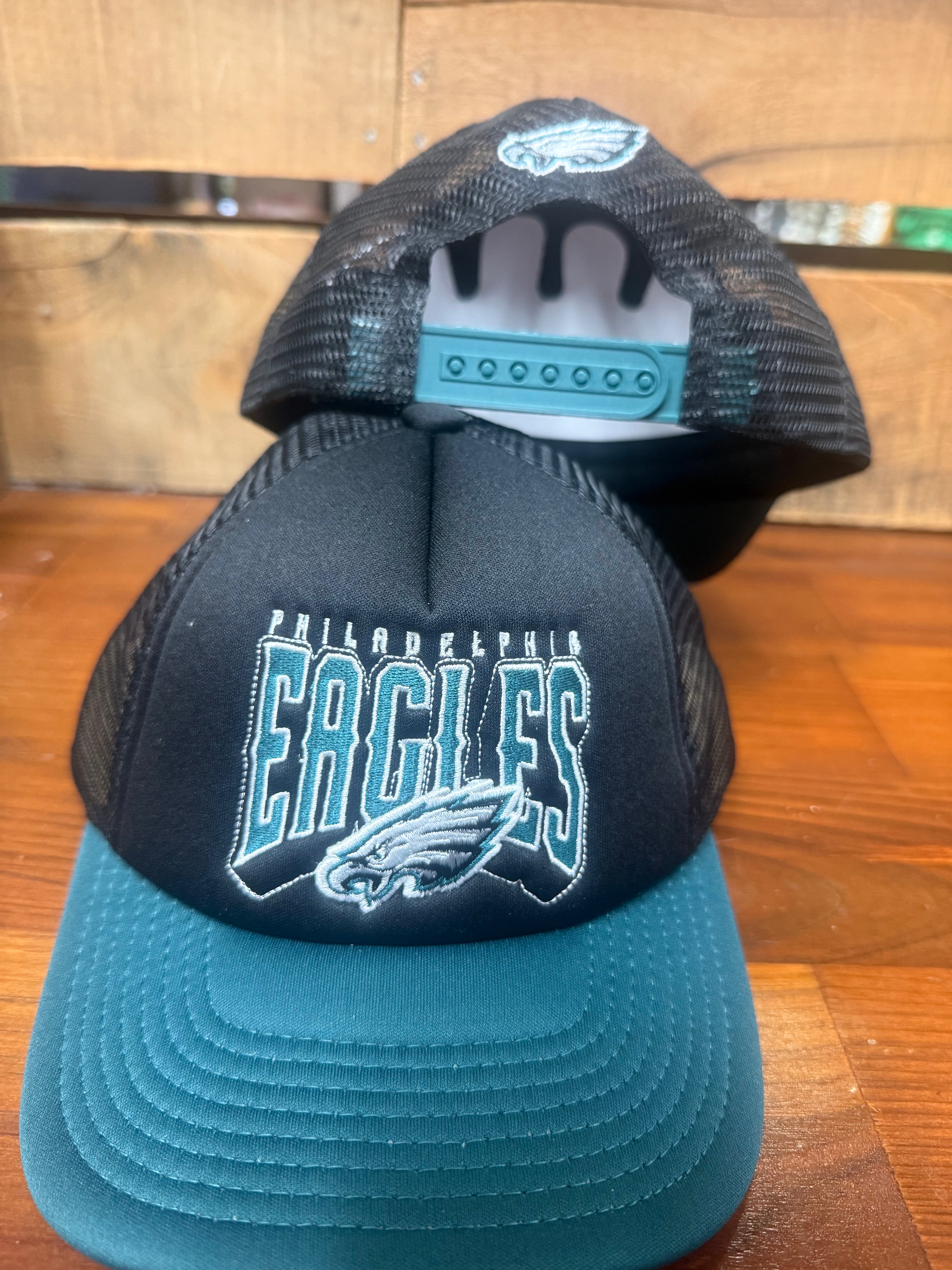 Kids Eagles Hand Off Trucker SnapBack Hat