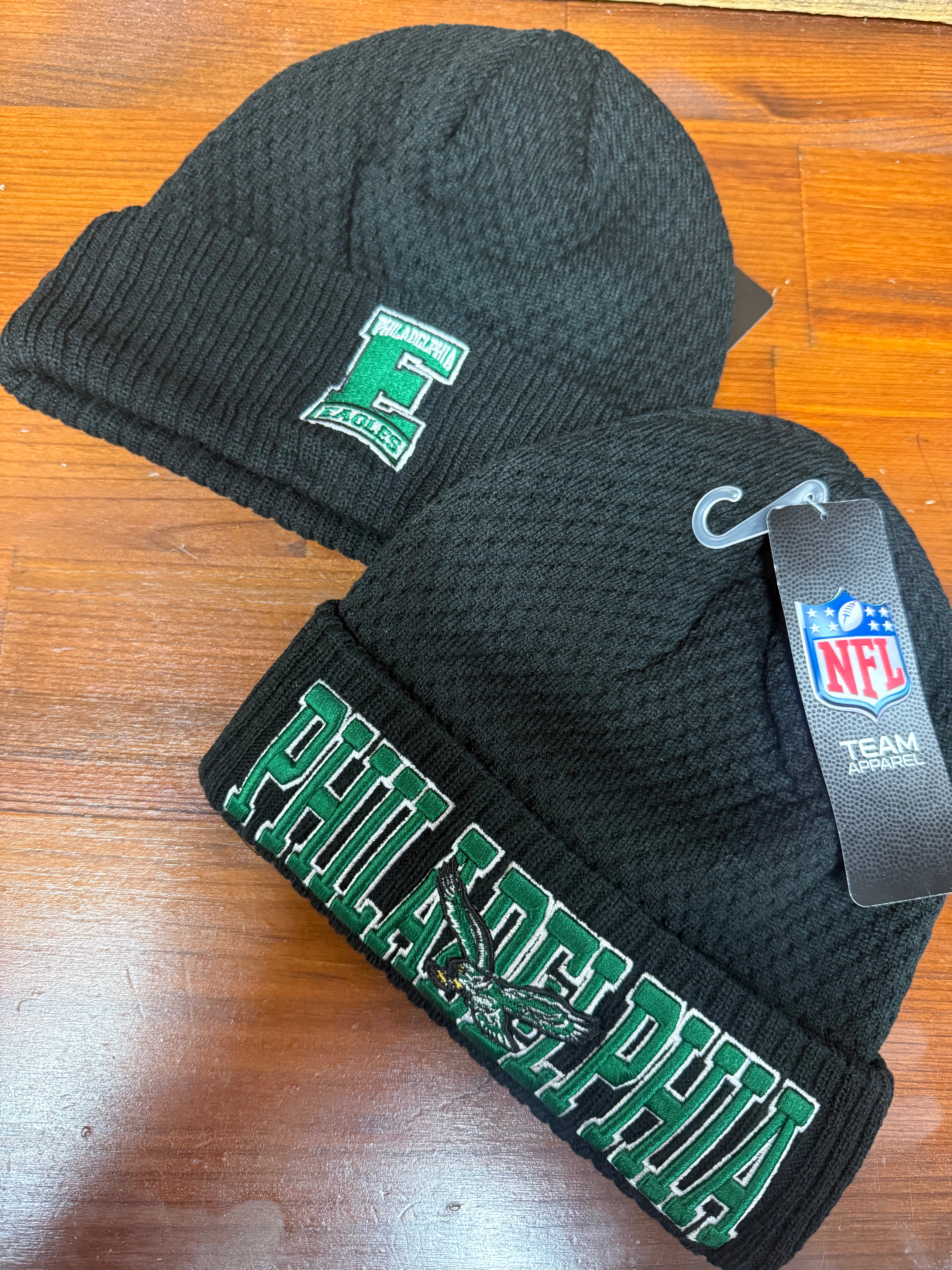 Kids Eagles Heat Check Cuff Knit Hat