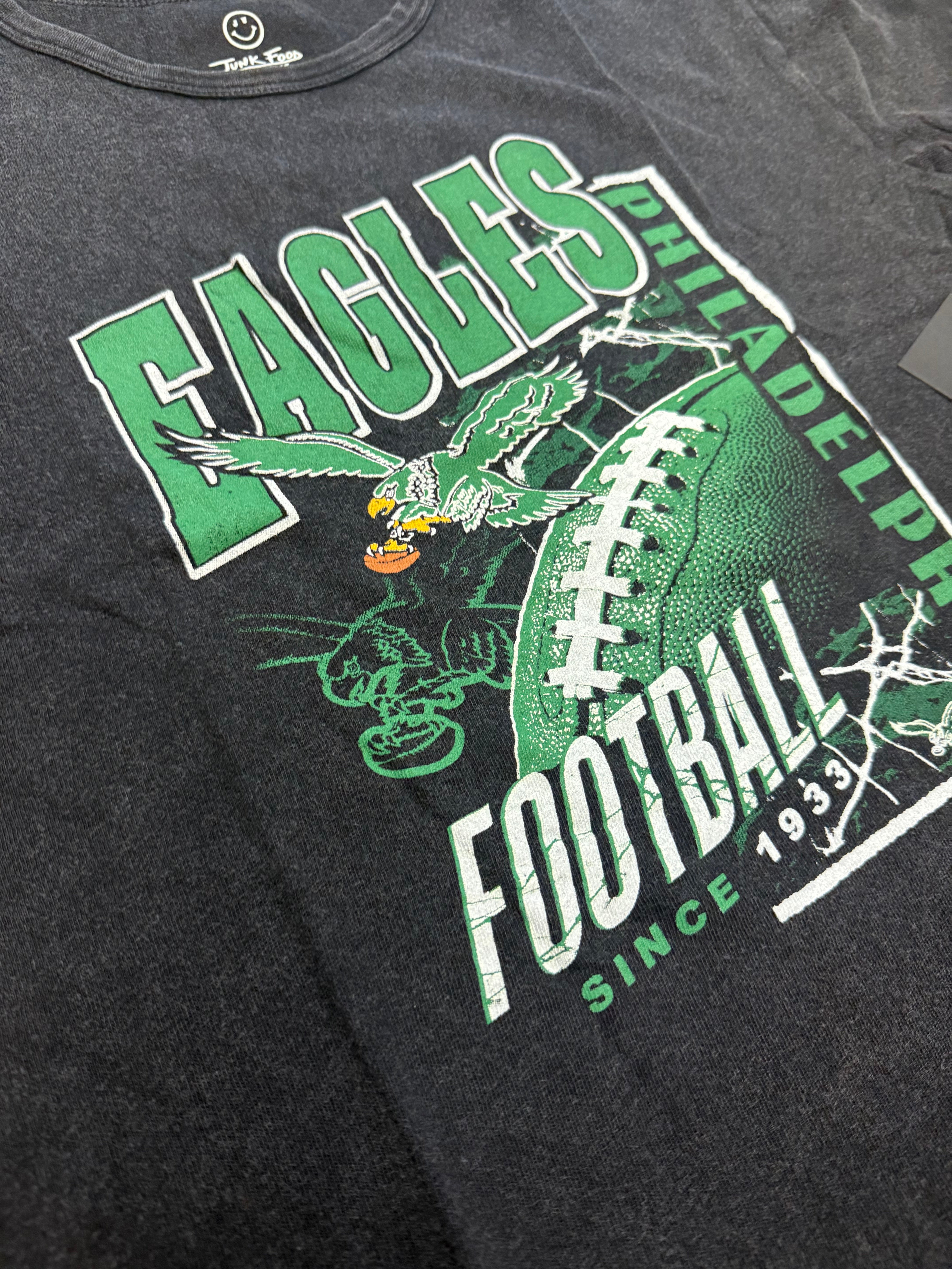 Girls Eagles Throwback Mineral Wash Tee