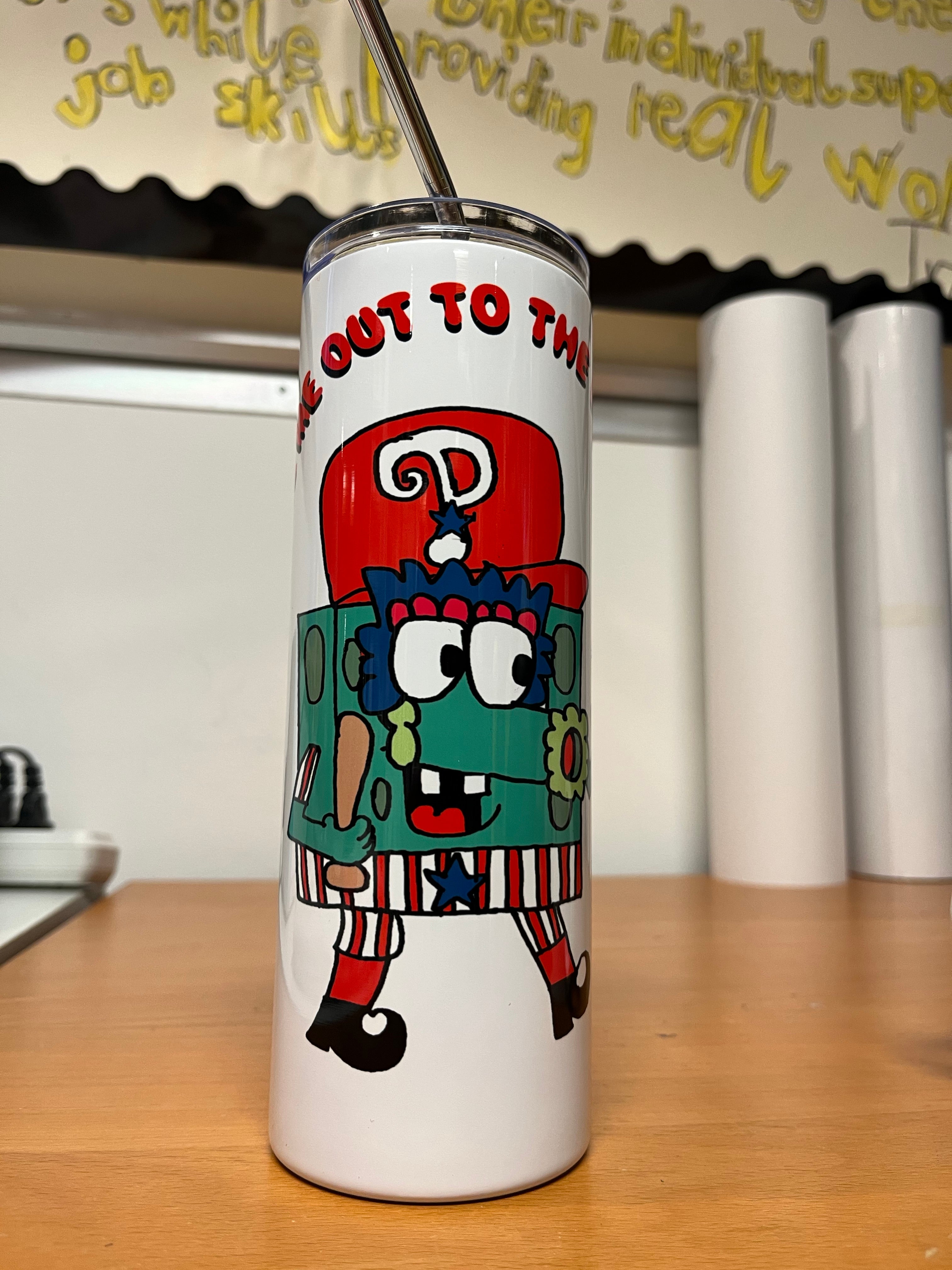 SpongePhilly PhanPants Tumbler by Jimmy