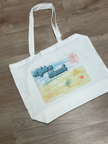 Lifes a Beach - David Beach Bag