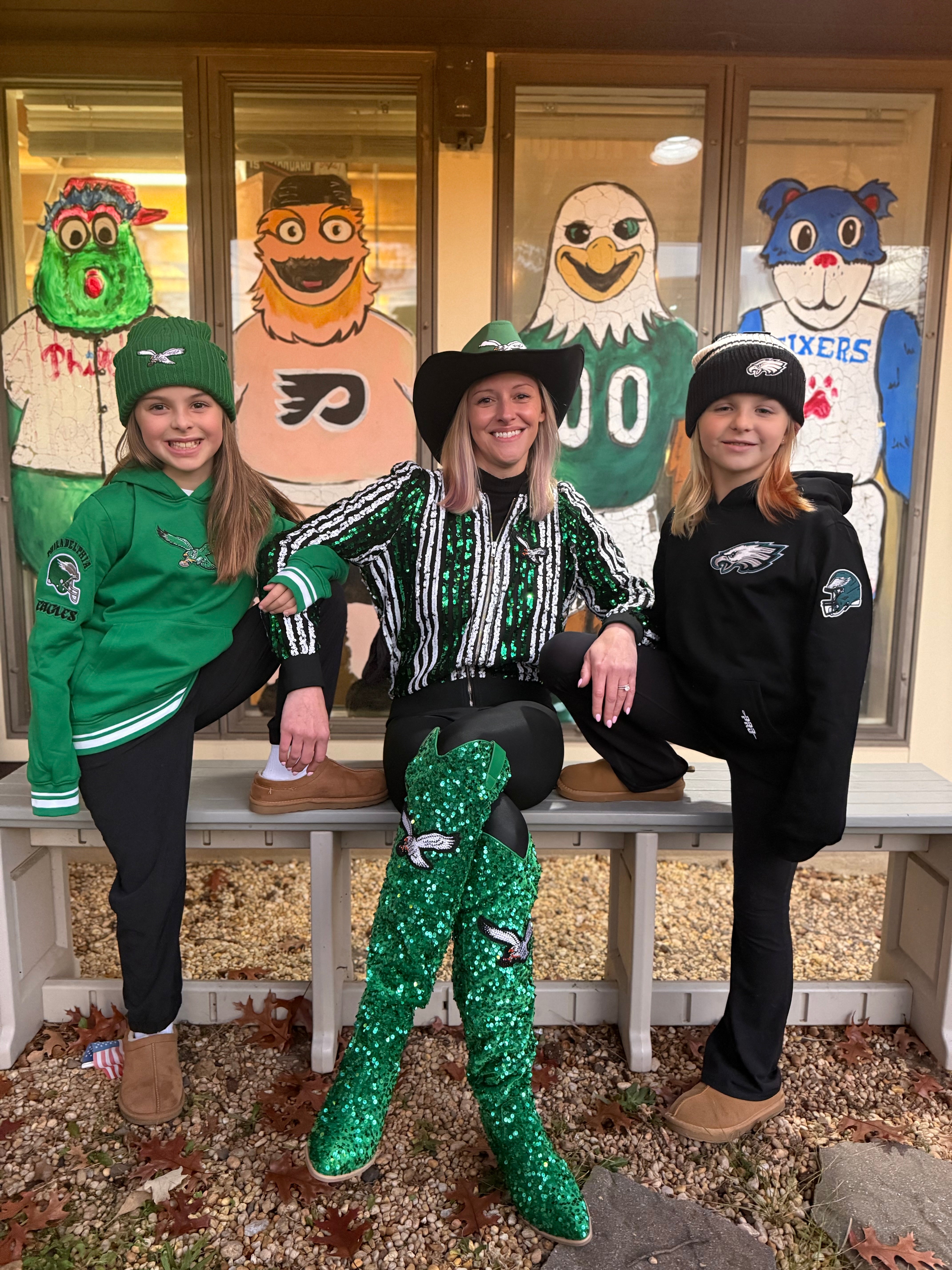 Ladies Cuce Eagles Bling Two Tone Jacket