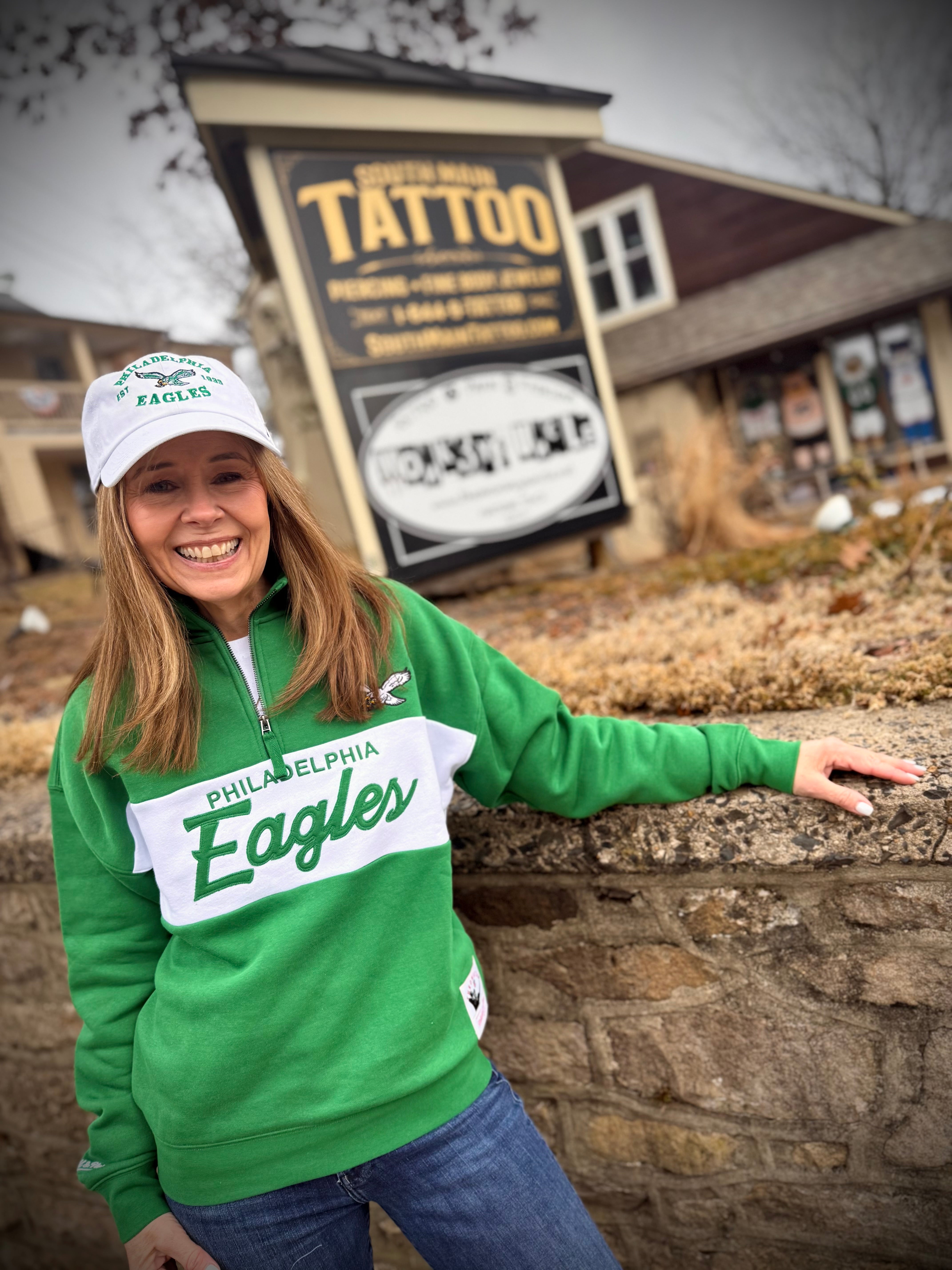 Ladies Phillies Shale Naomi Powder Blue Hoodie