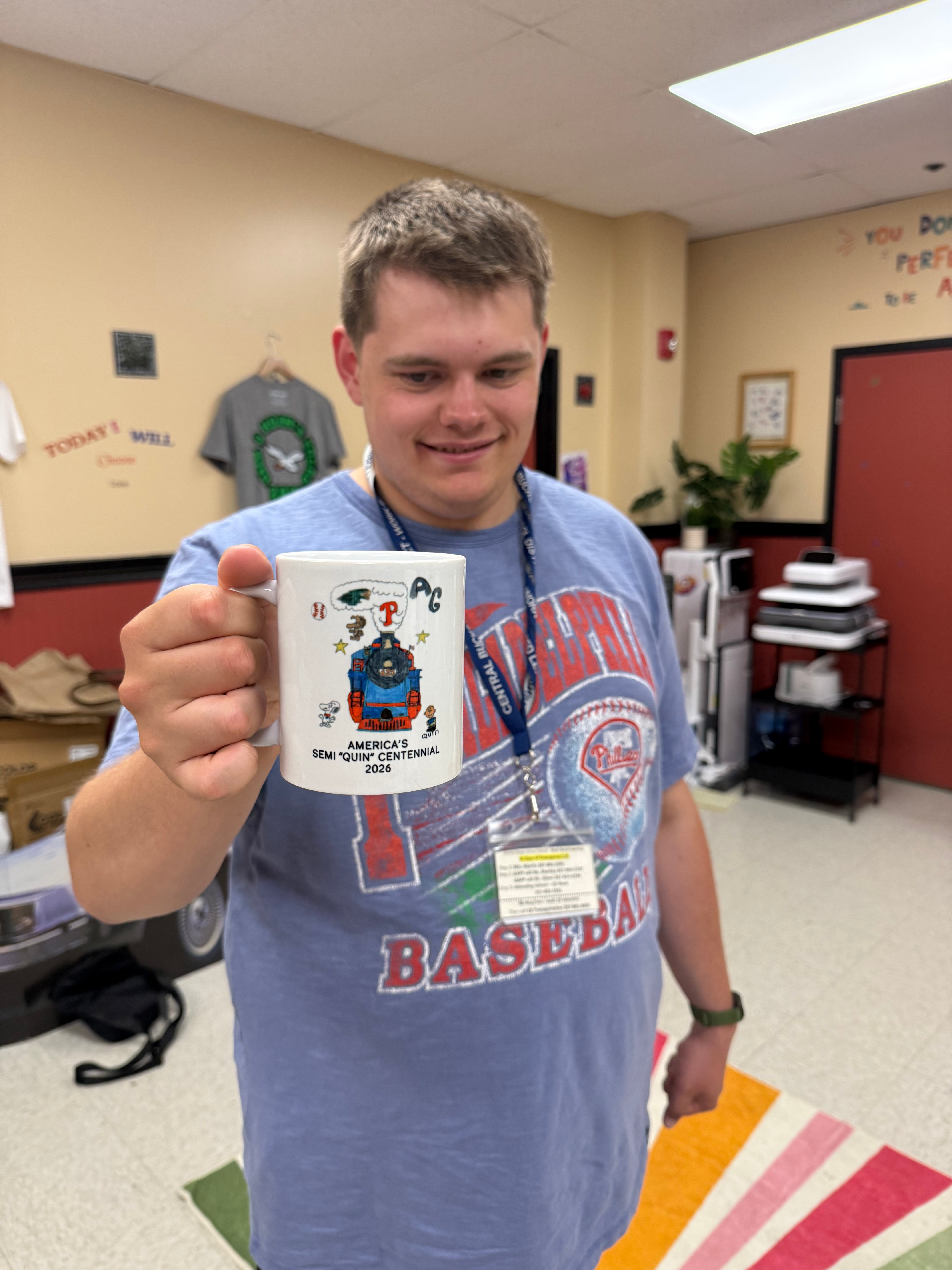 Semi Quin Centennial by Quin Coffee Mug