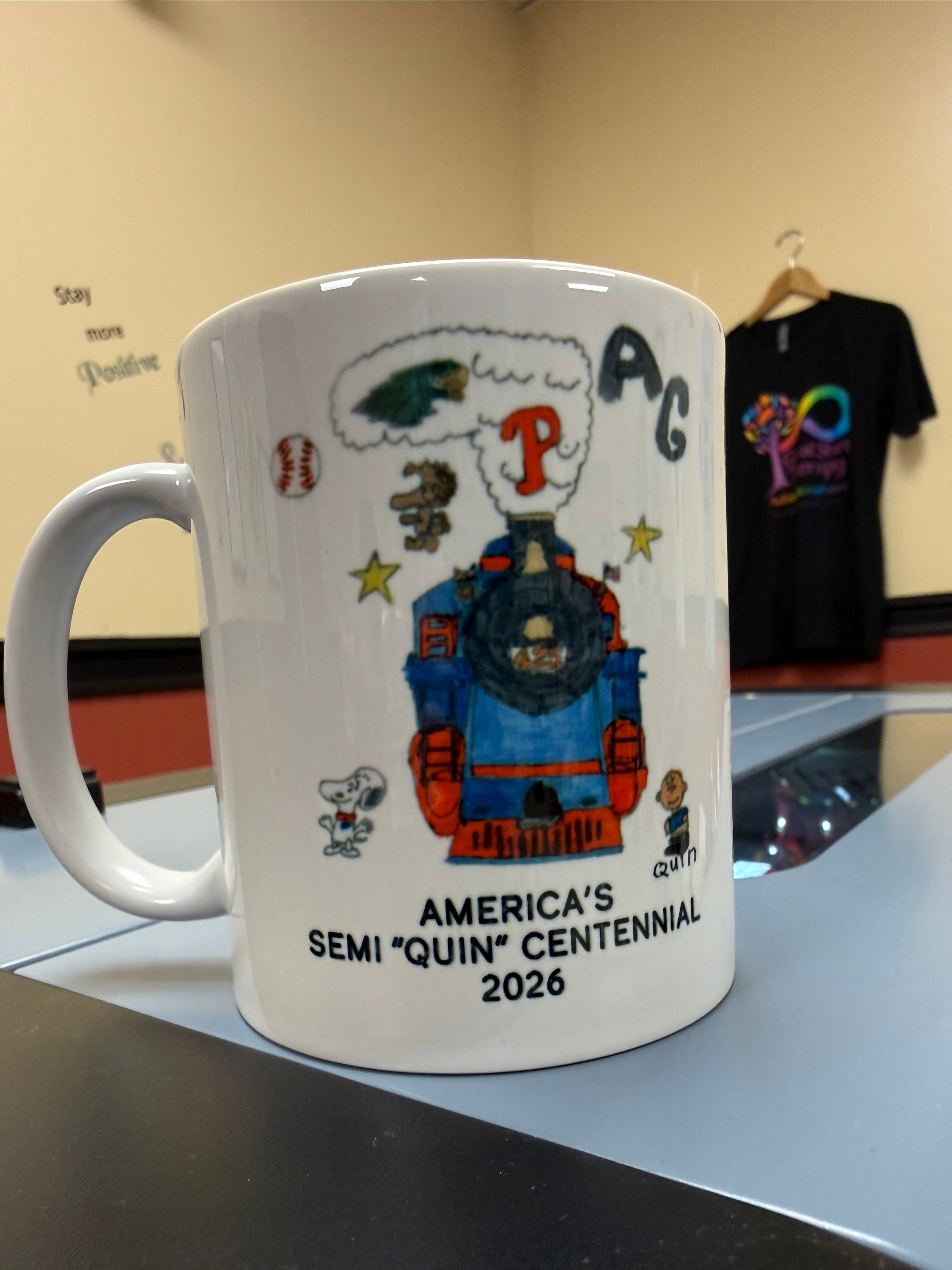 Semi Quin Centennial by Quin Coffee Mug