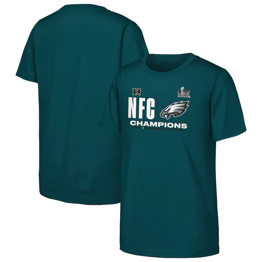 Kids Philadelphia Eagles NFC Champs Hail Mary Tee
