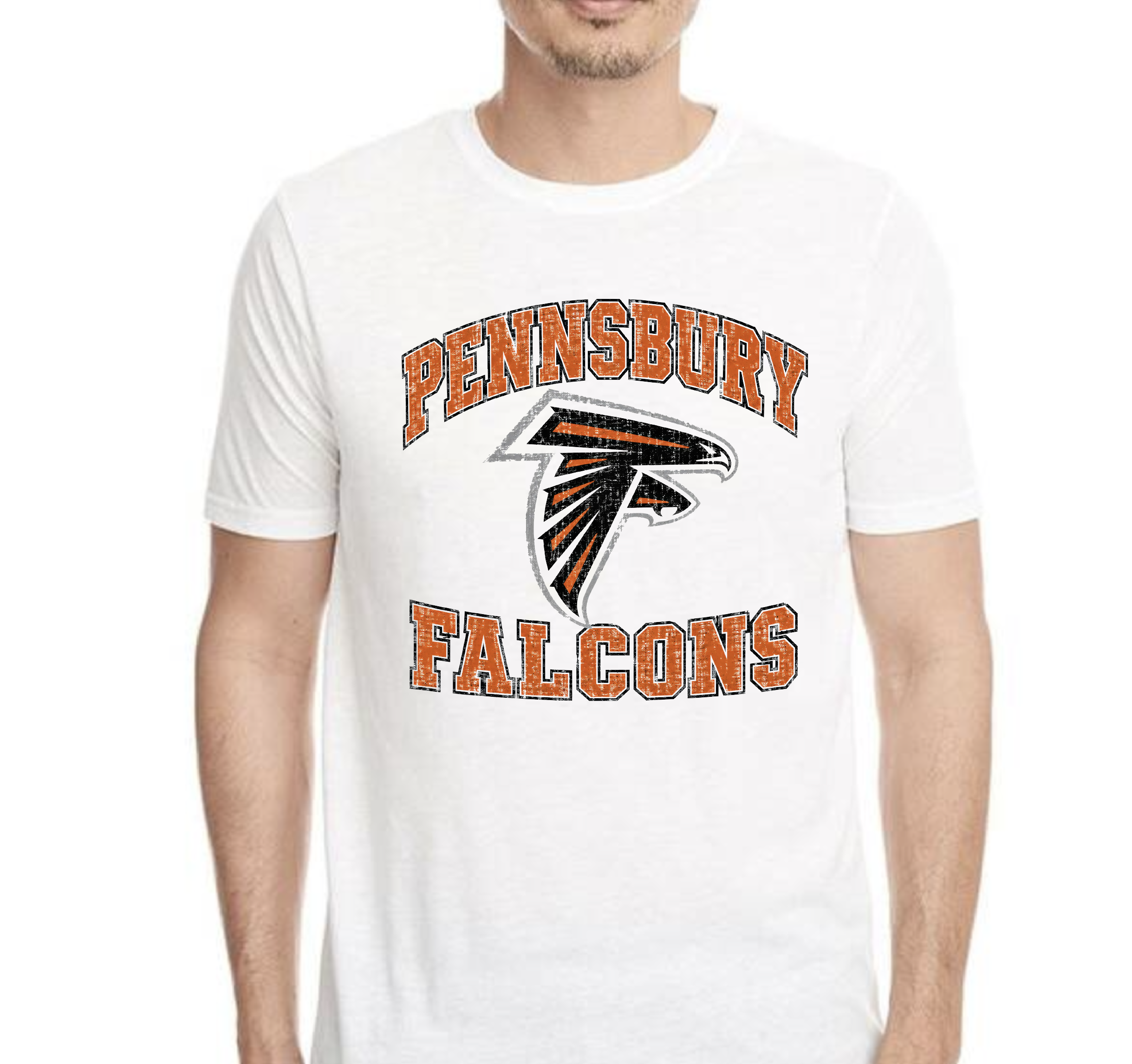 Pennsbury High School Falcons Distressed Tee