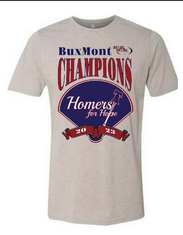 Homers for Hope Yankees 2023 Championship Tee - PREORDER