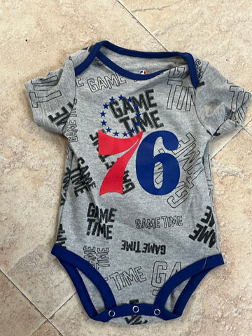 Sixers game time onesie