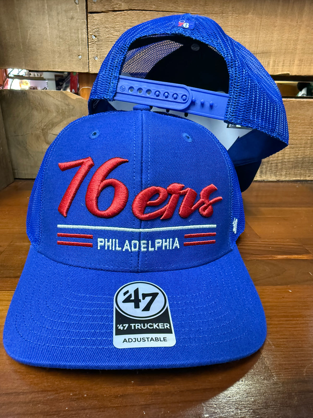Sixers Royal Garner Trucker Hat