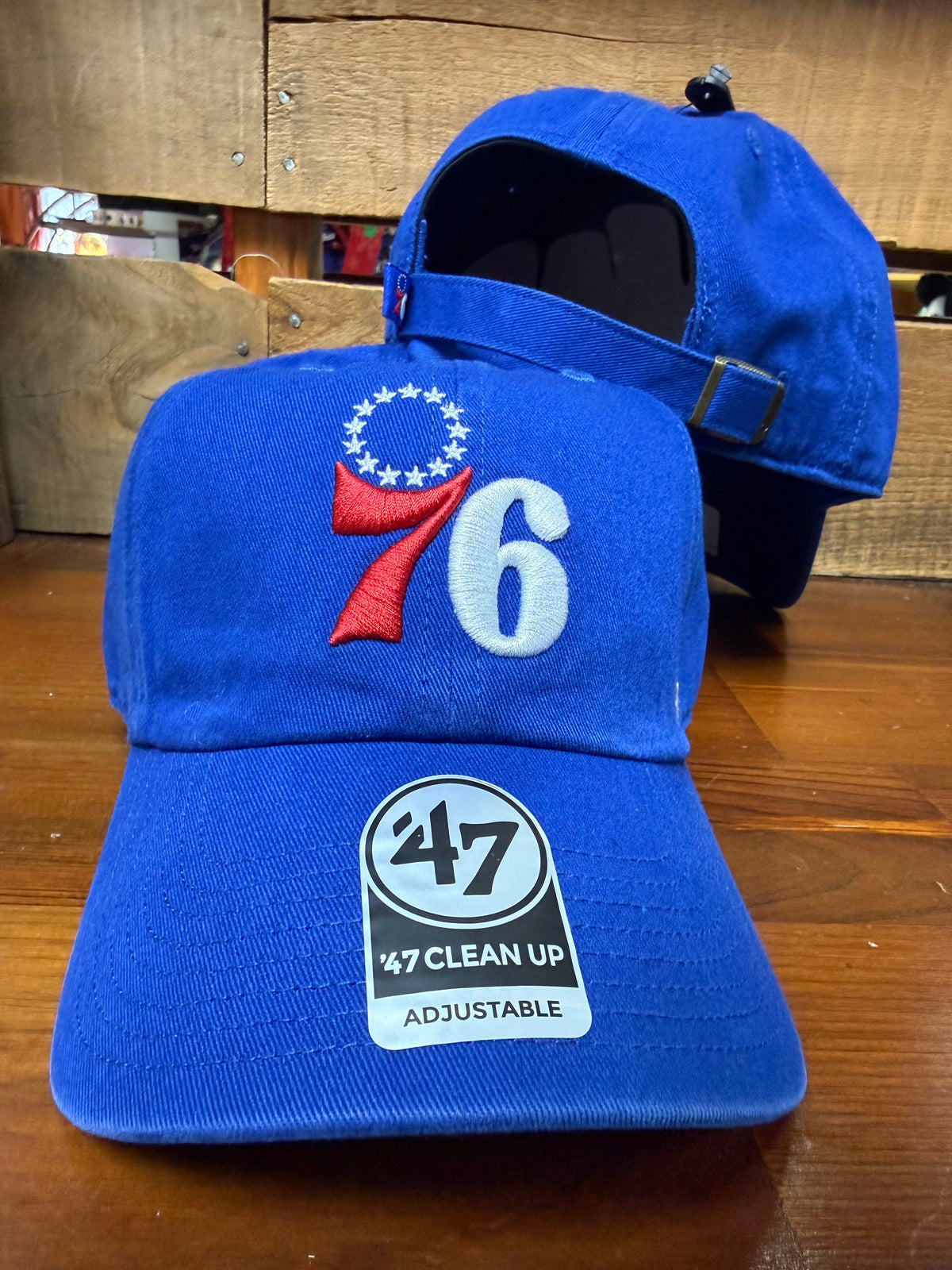 Sixers Royal Cleanup Hat
