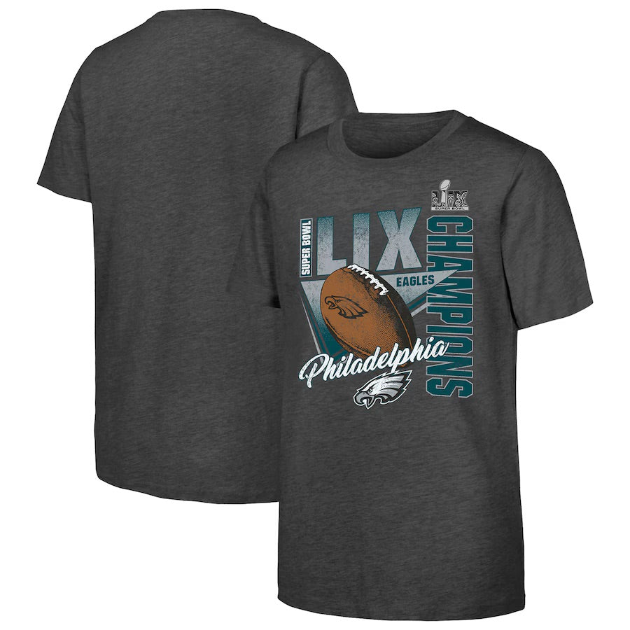 Kids Eagles Super Bowl LIX Champs Own the Moment Triblend Tee